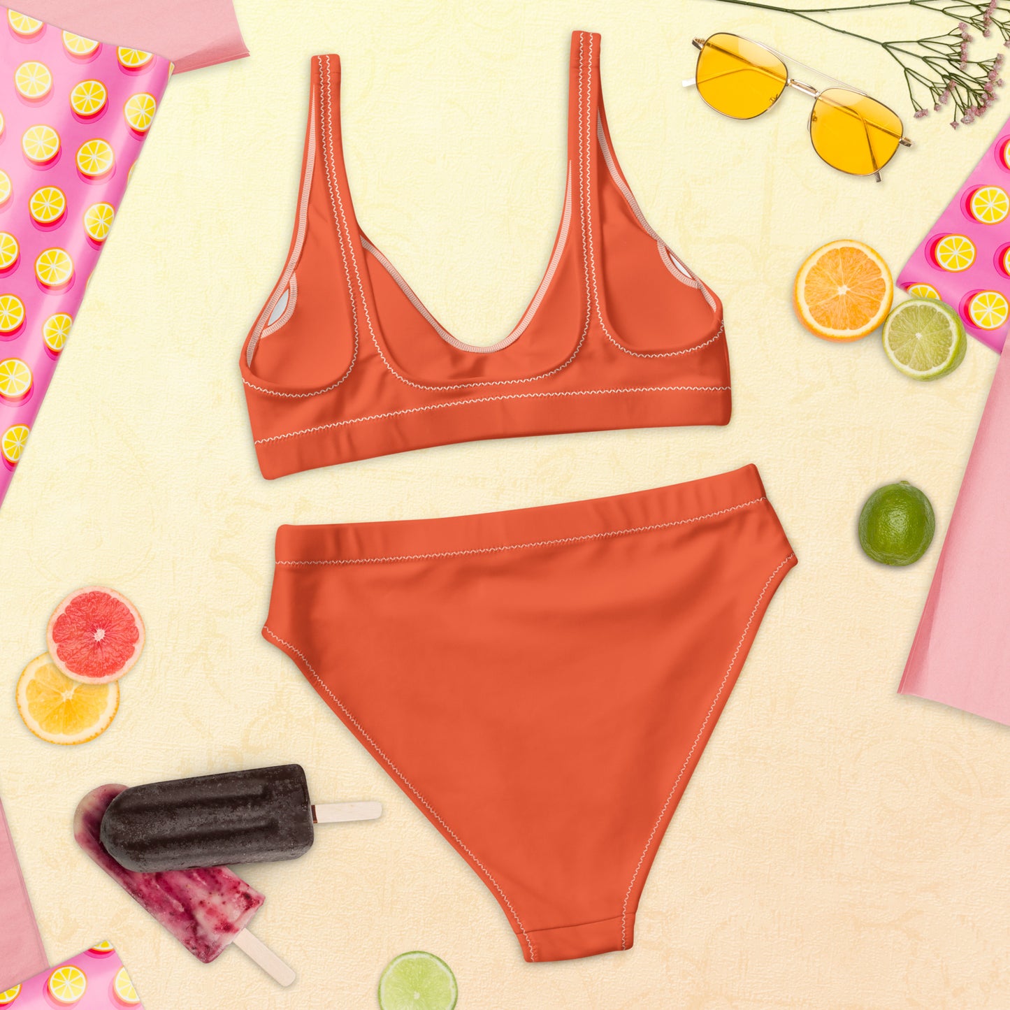 SUPA Recycled high-waisted bikini