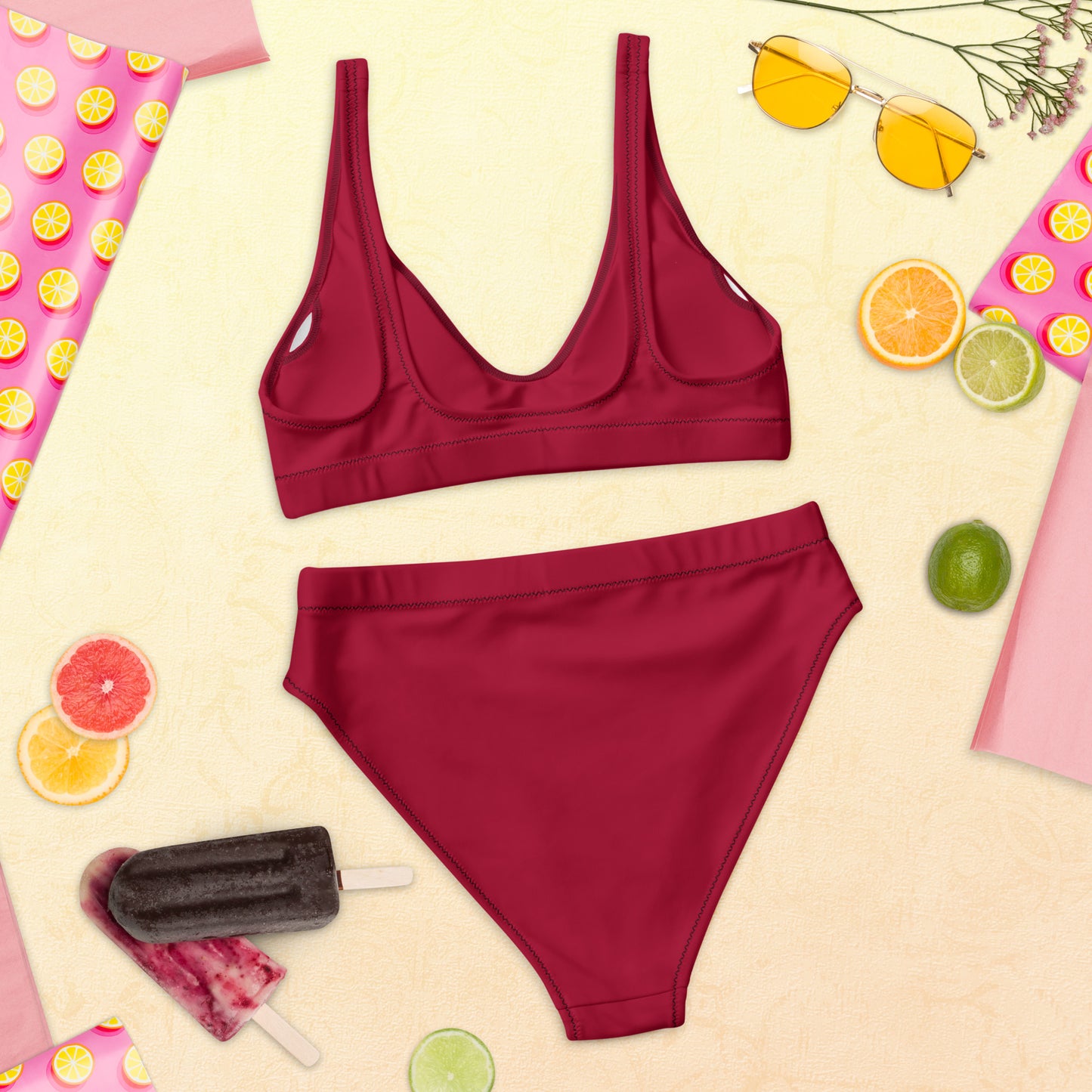 SUPA Recycled high-waisted bikini