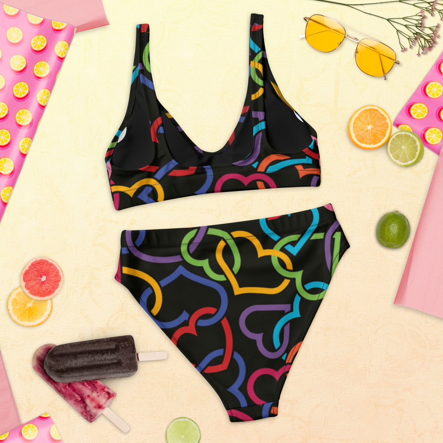 SUPA Recycled high-waisted bikini