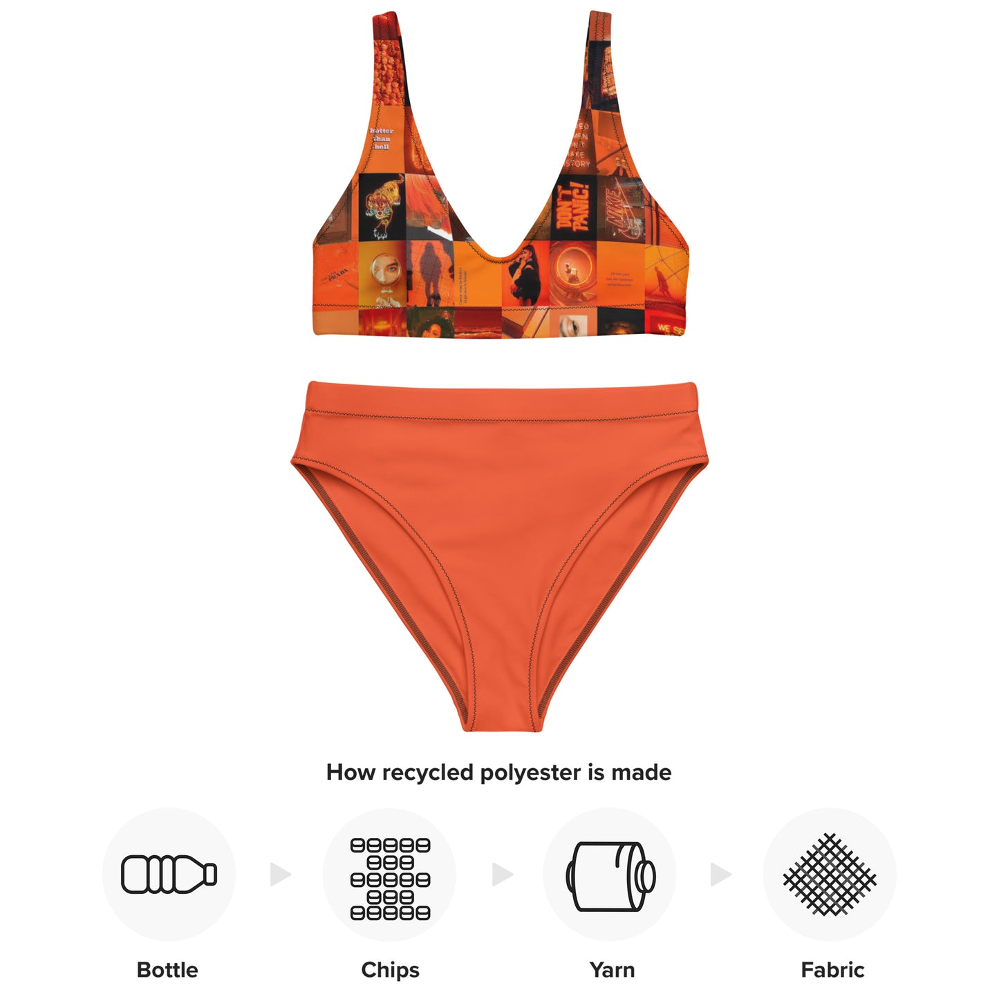 SUPA Recycled high-waisted bikini