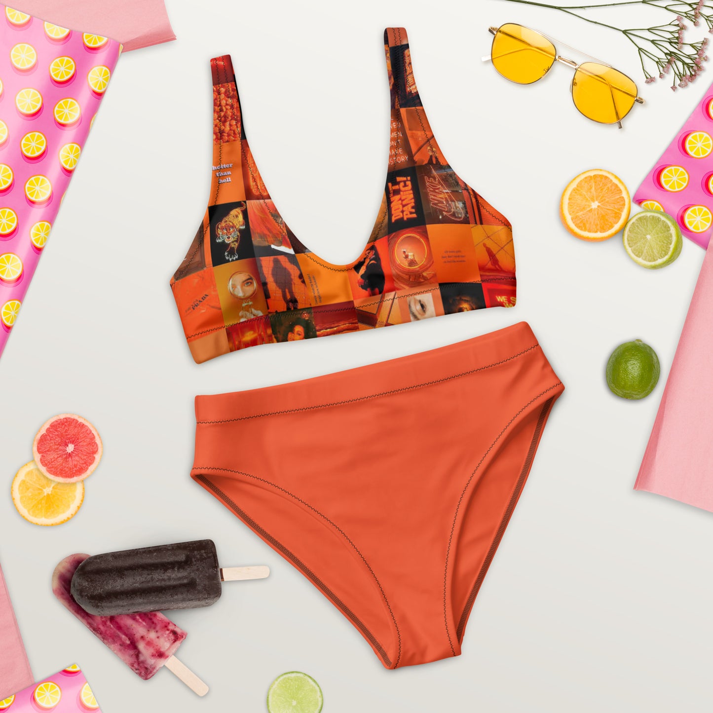 SUPA Recycled high-waisted bikini