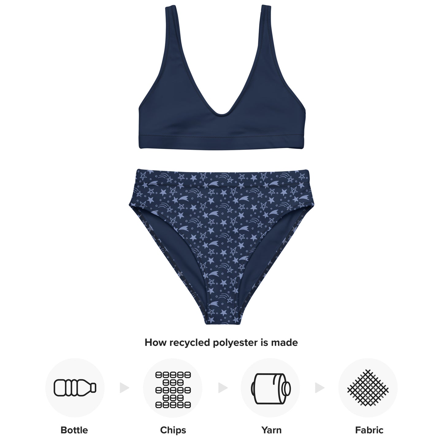 SUPA Recycled high-waisted bikini