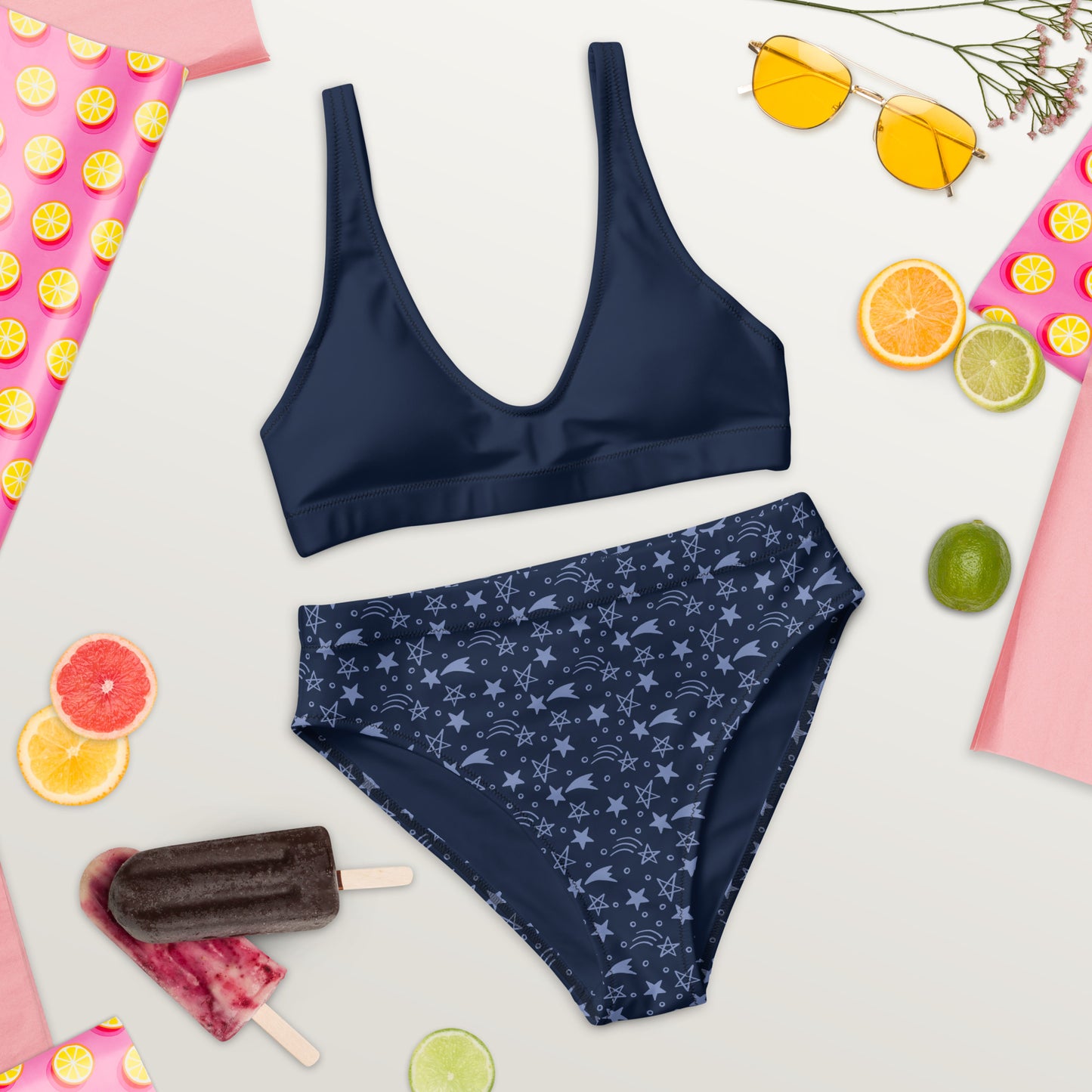 SUPA Recycled high-waisted bikini