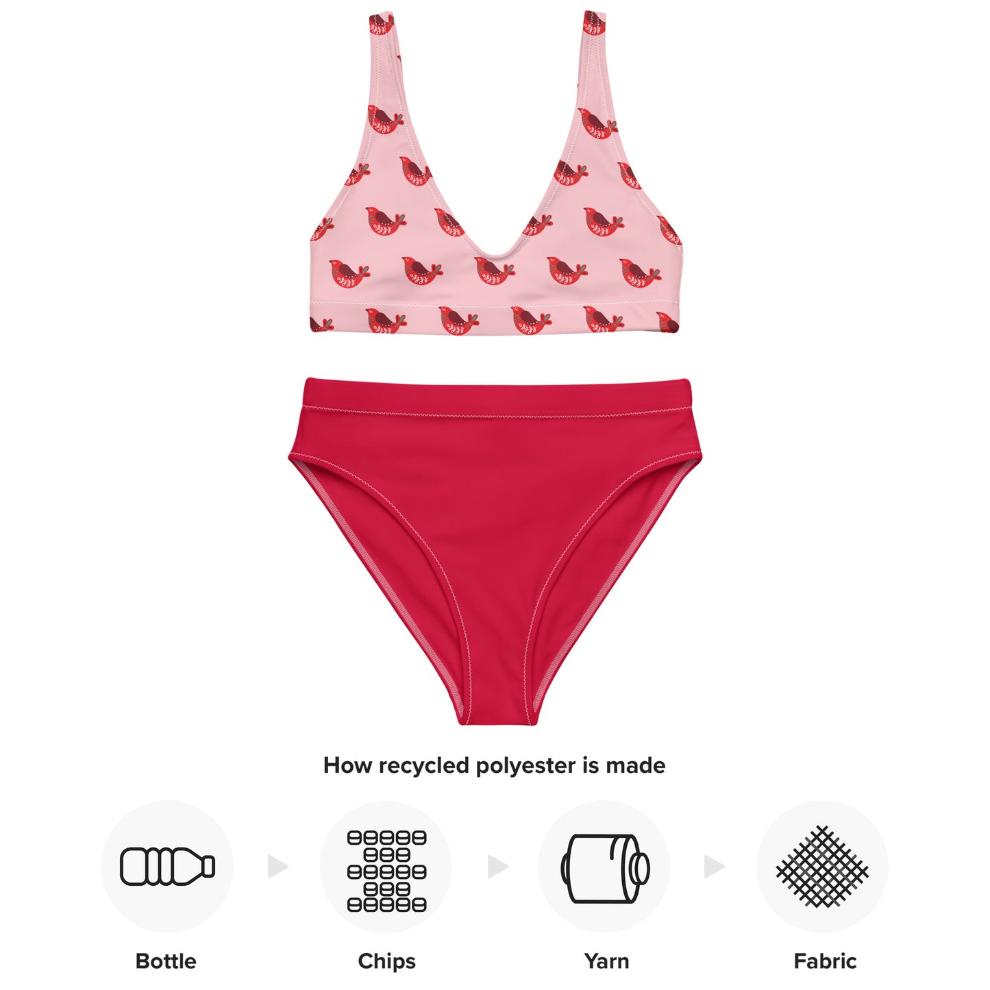 SUPA Recycled high-waisted bikini