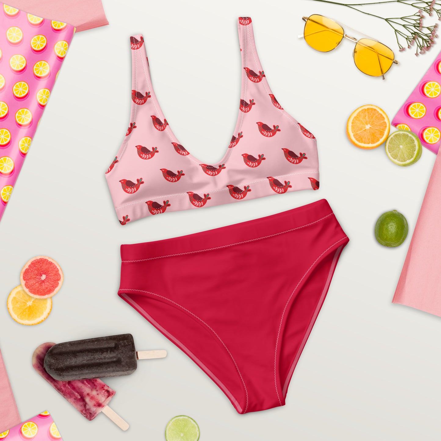 SUPA Recycled high-waisted bikini
