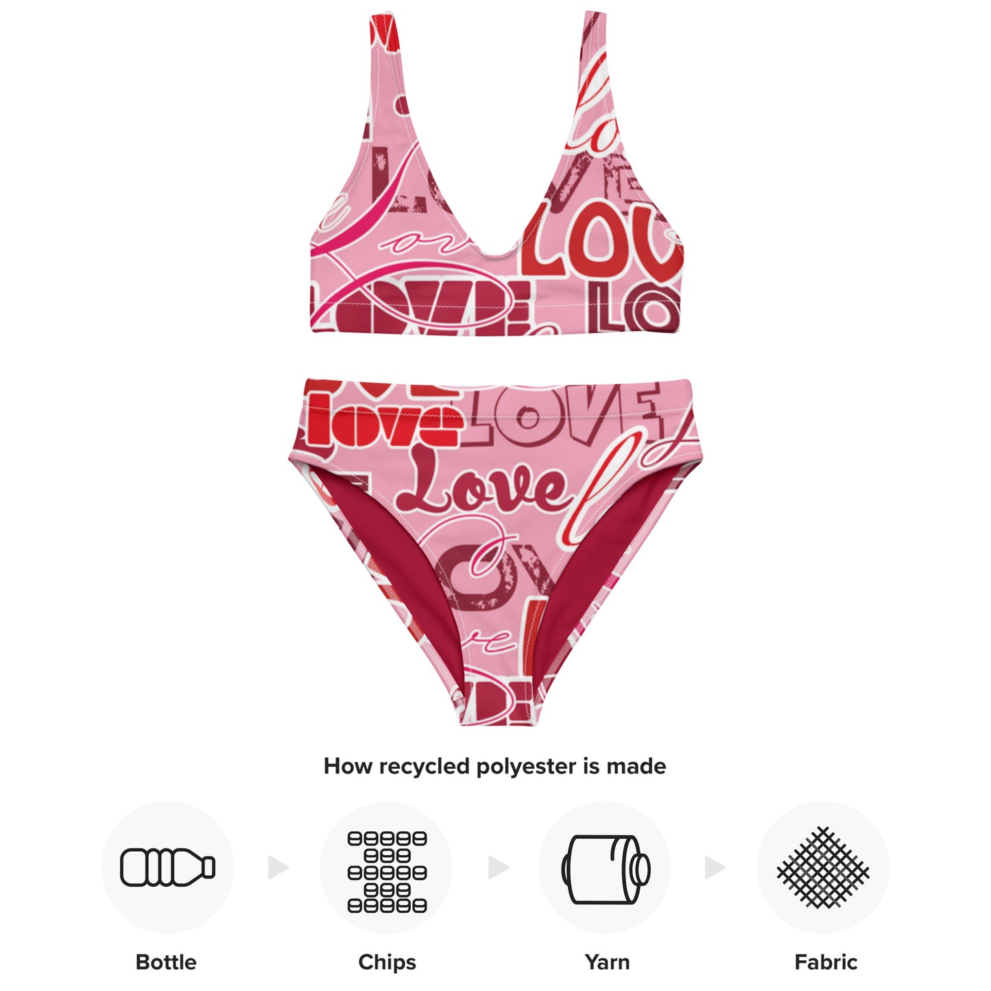 SUPA Recycled high-waisted bikini