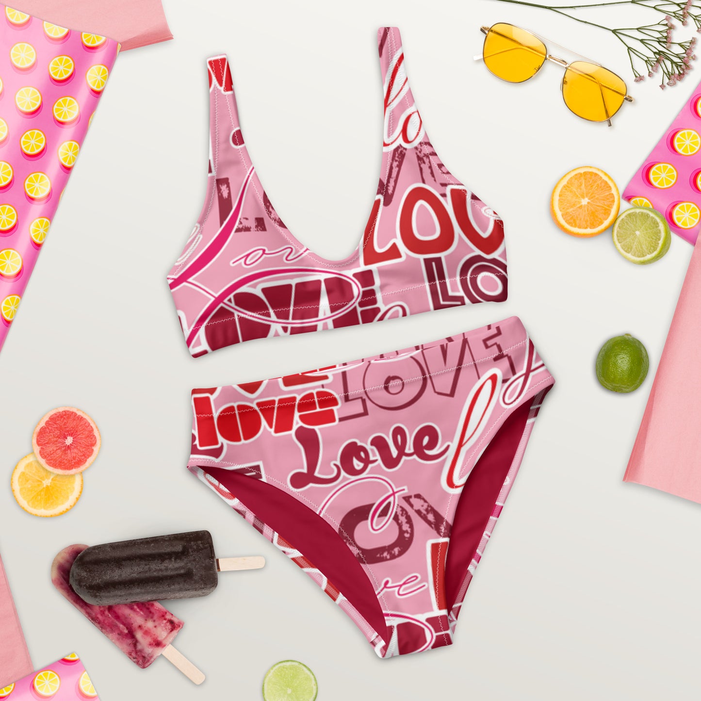 SUPA Recycled high-waisted bikini