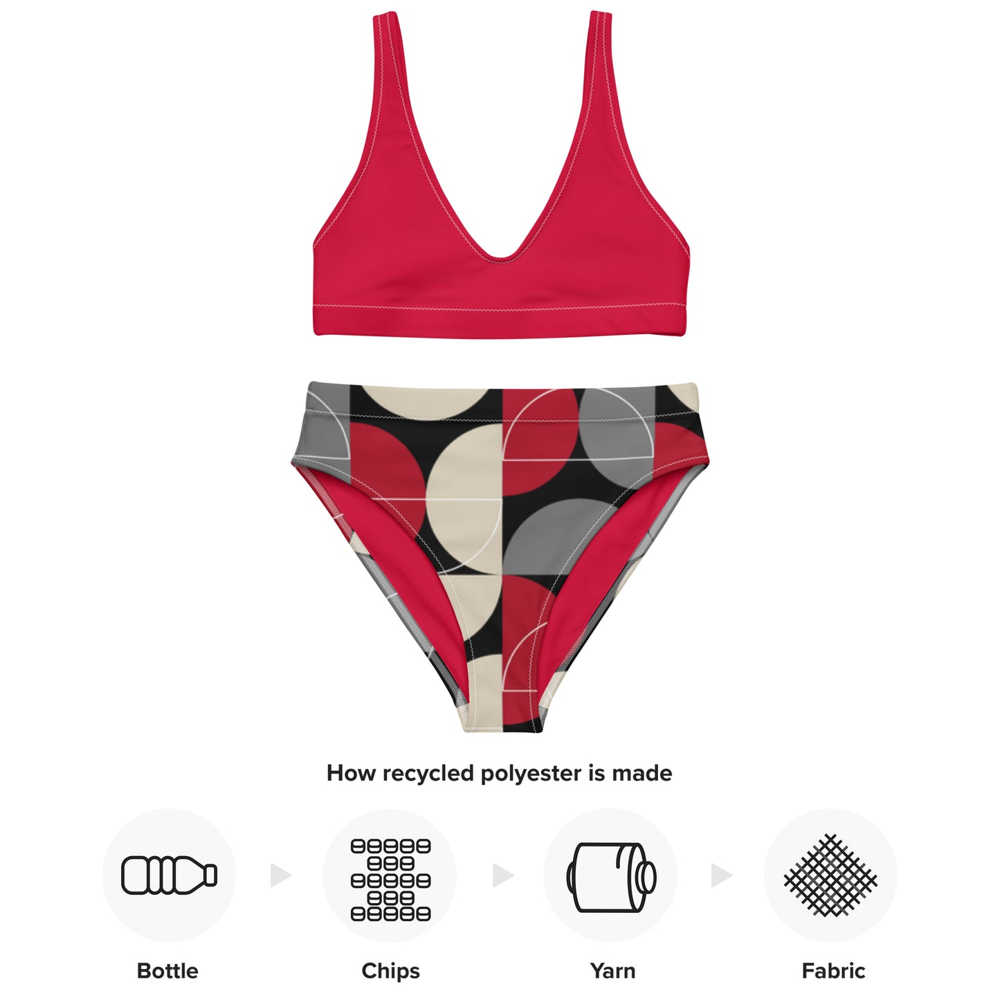 SUPA Recycled high-waisted bikini