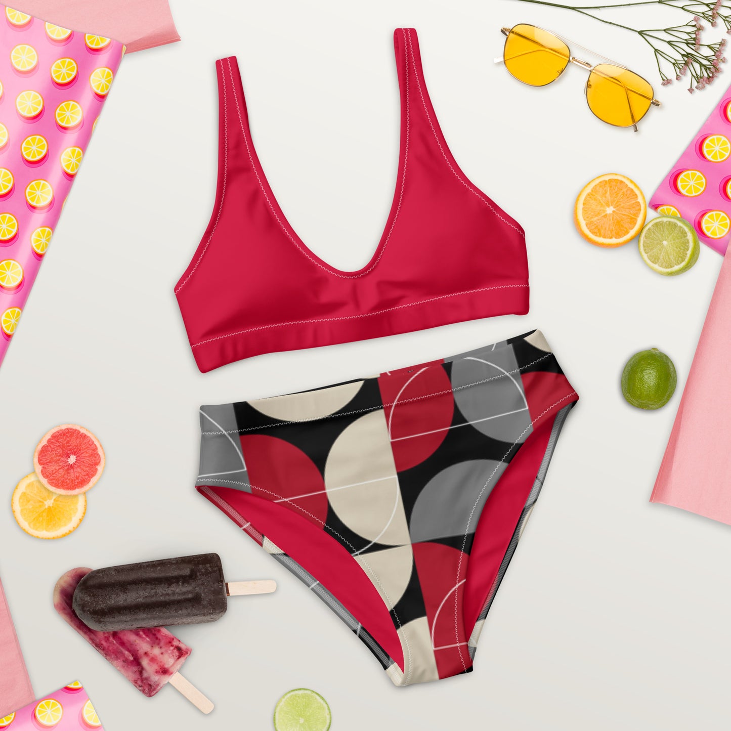 SUPA Recycled high-waisted bikini