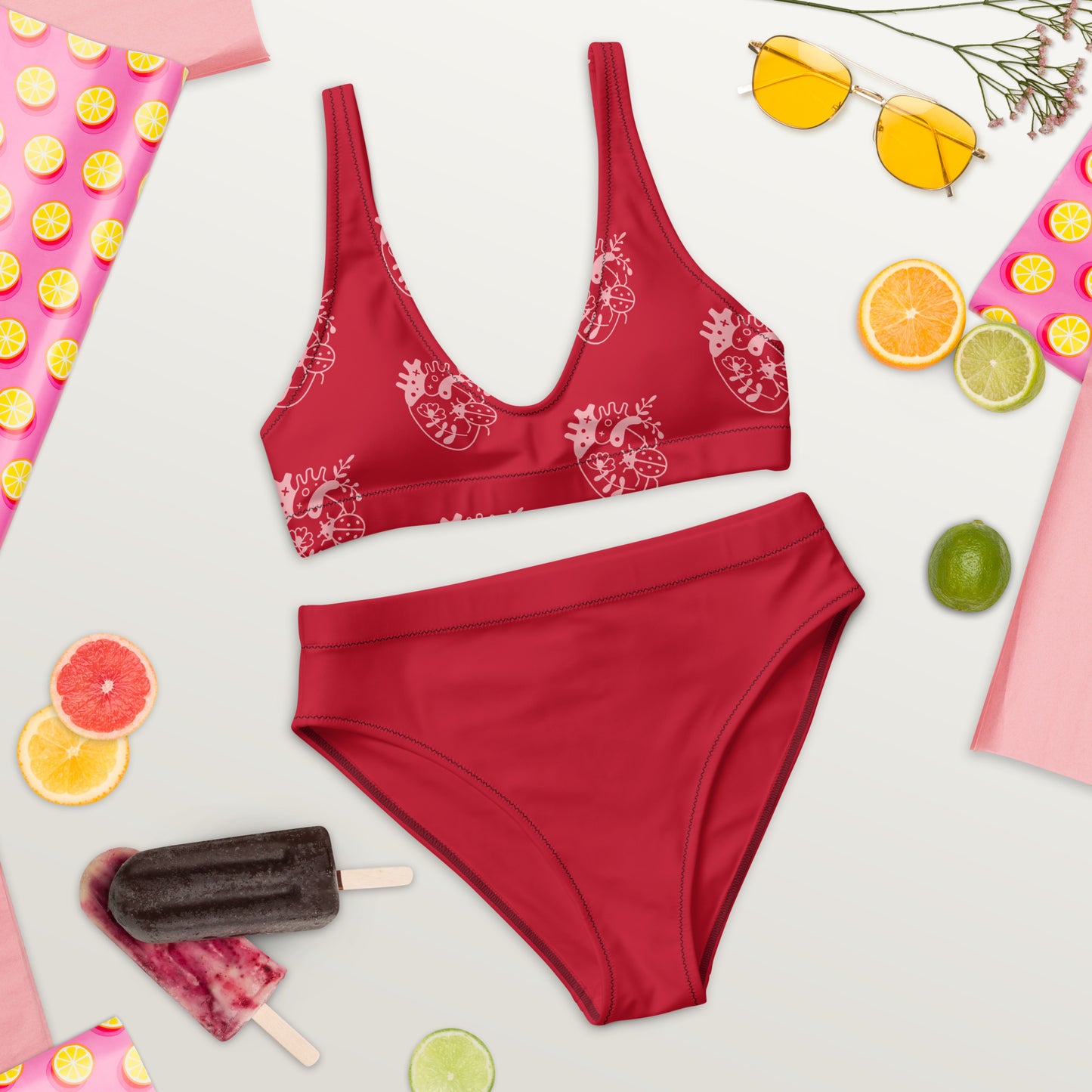 SUPA Recycled high-waisted bikini