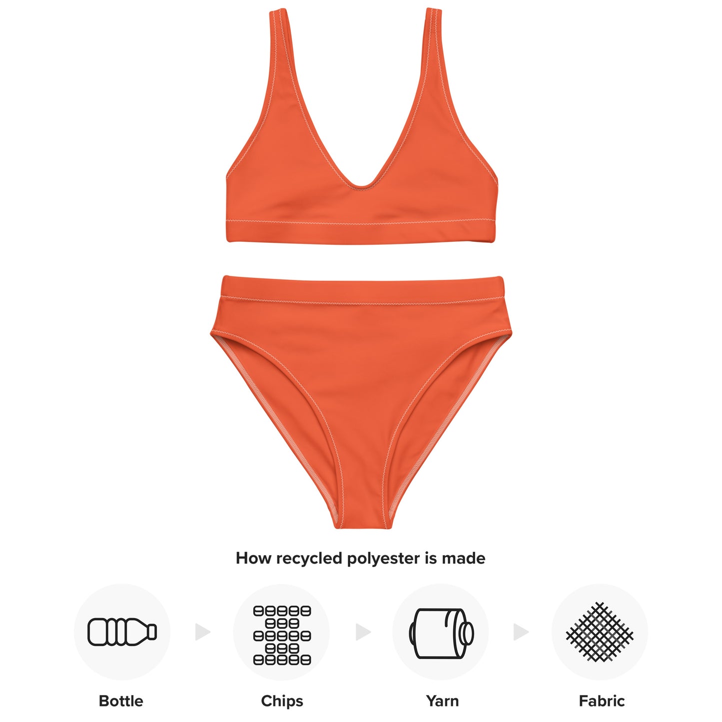 SUPA Recycled high-waisted bikini