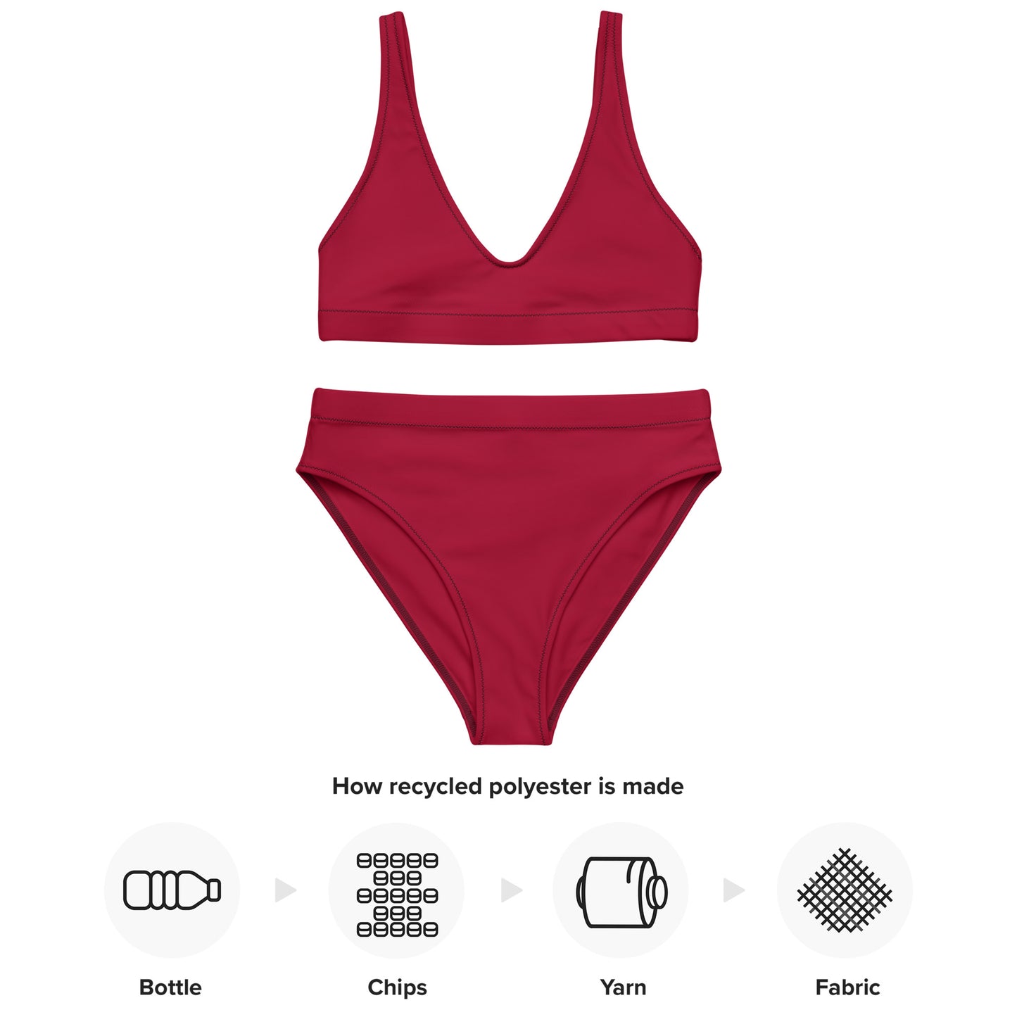 SUPA Recycled high-waisted bikini