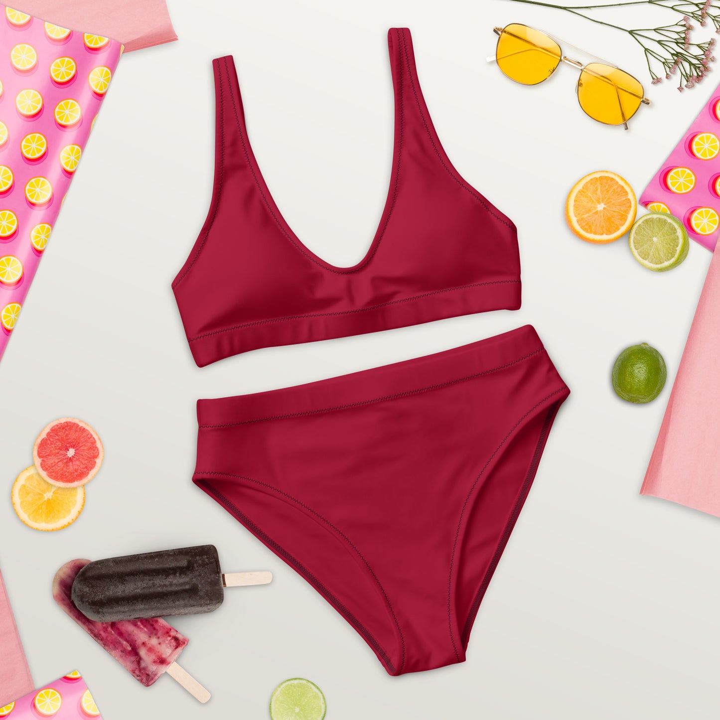 SUPA Recycled high-waisted bikini