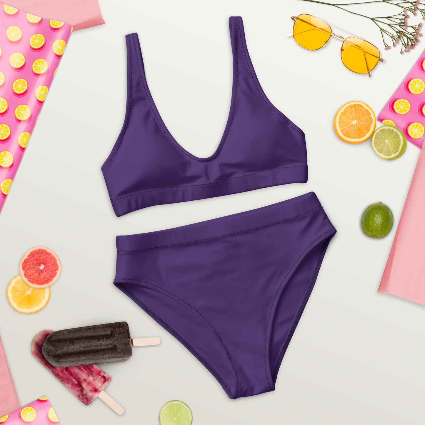 SUPA Recycled high-waisted bikini