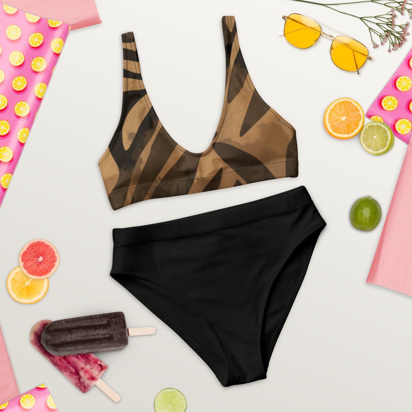 SUPA Recycled high-waisted bikini