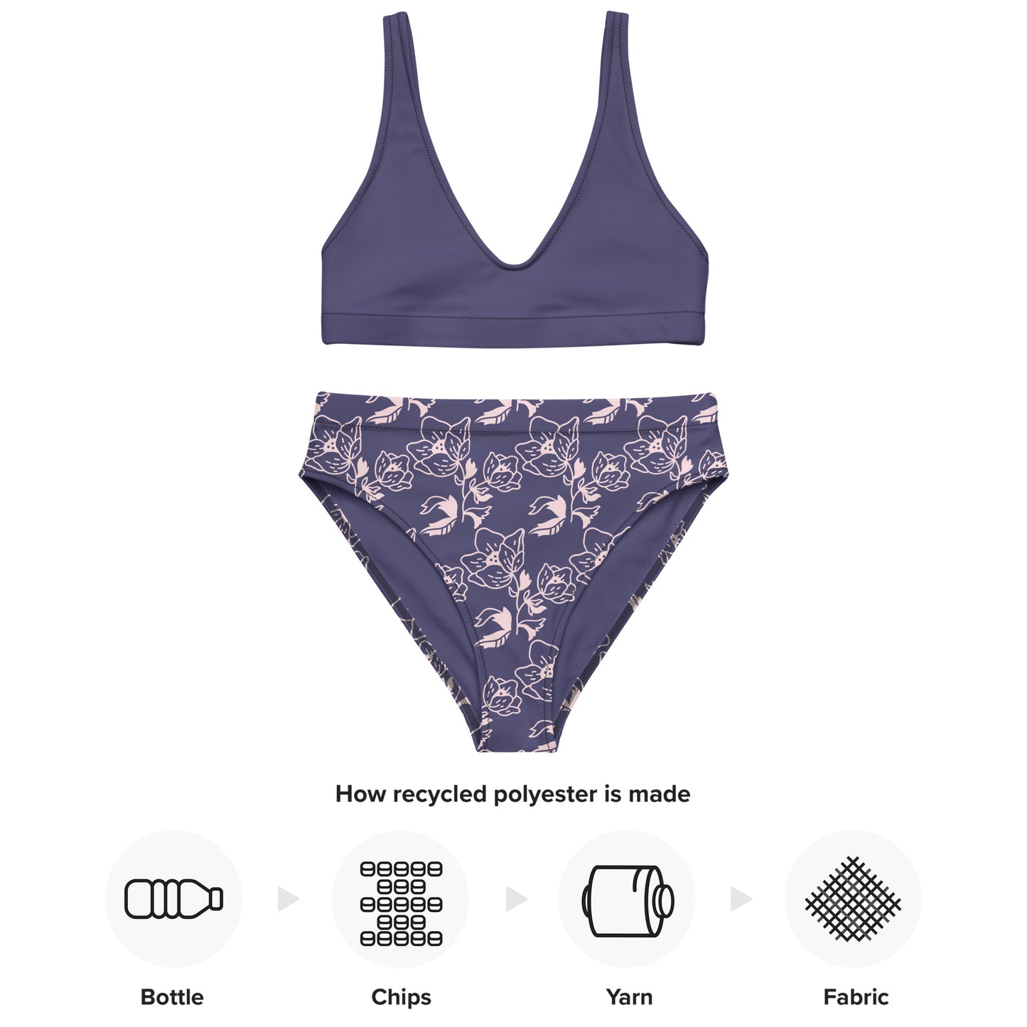 SUPA Recycled high-waisted bikini