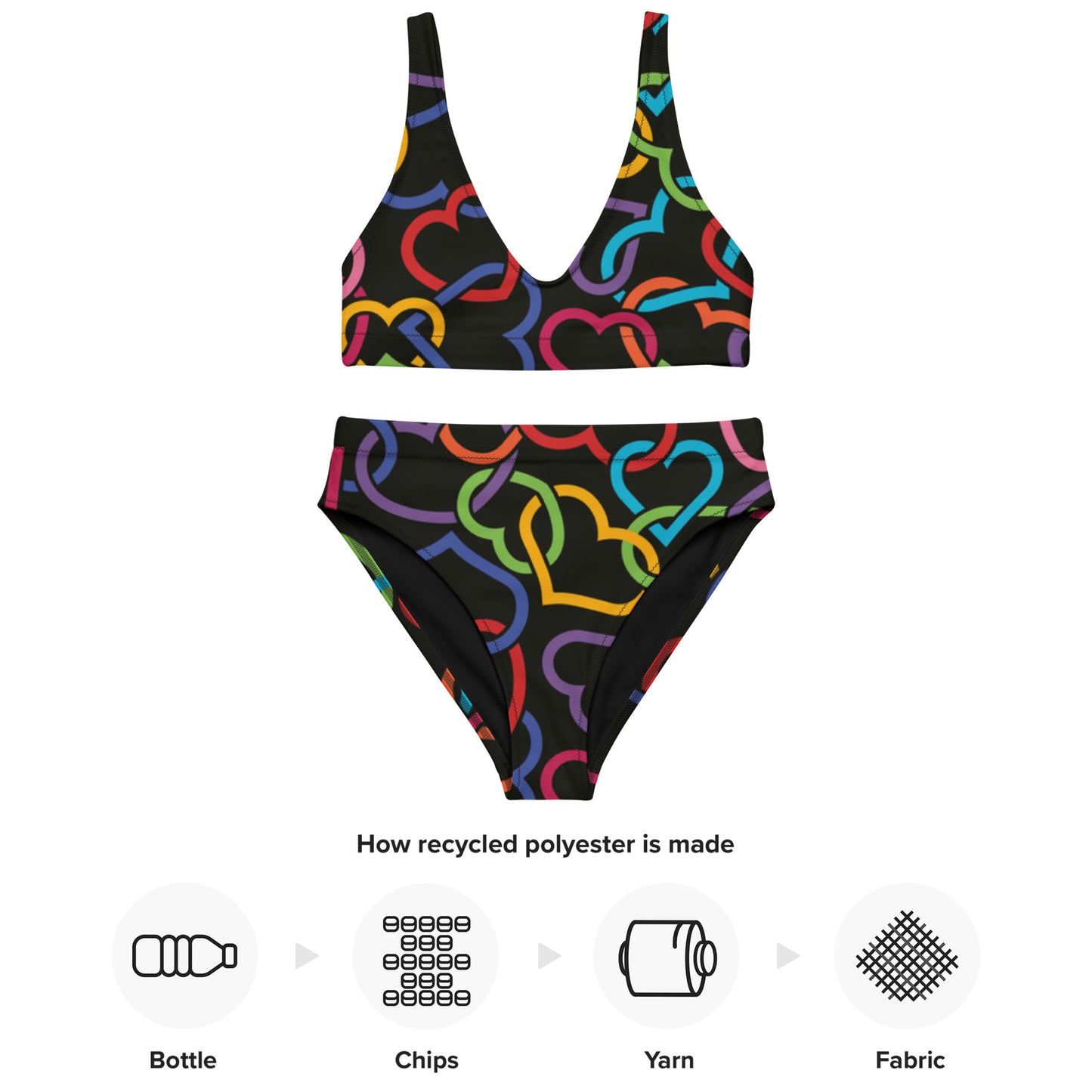 SUPA Recycled high-waisted bikini