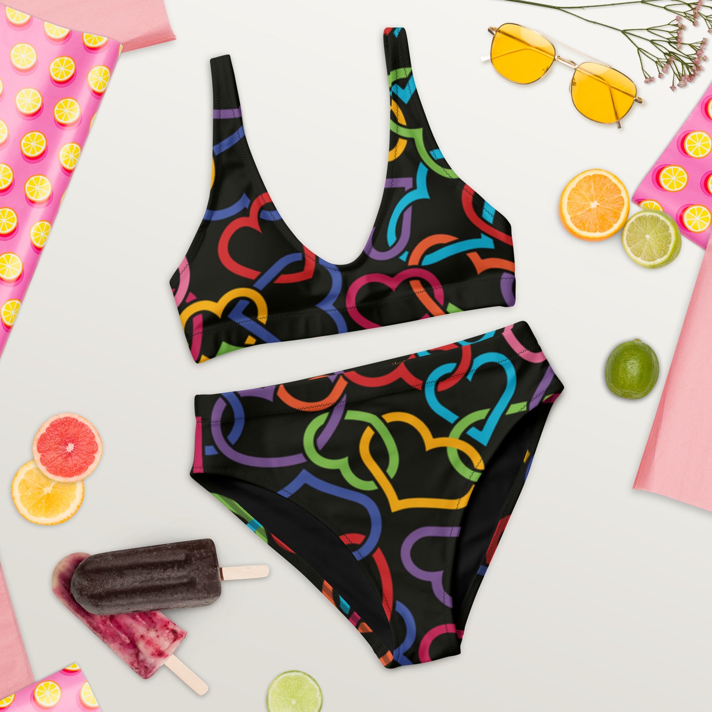 SUPA Recycled high-waisted bikini