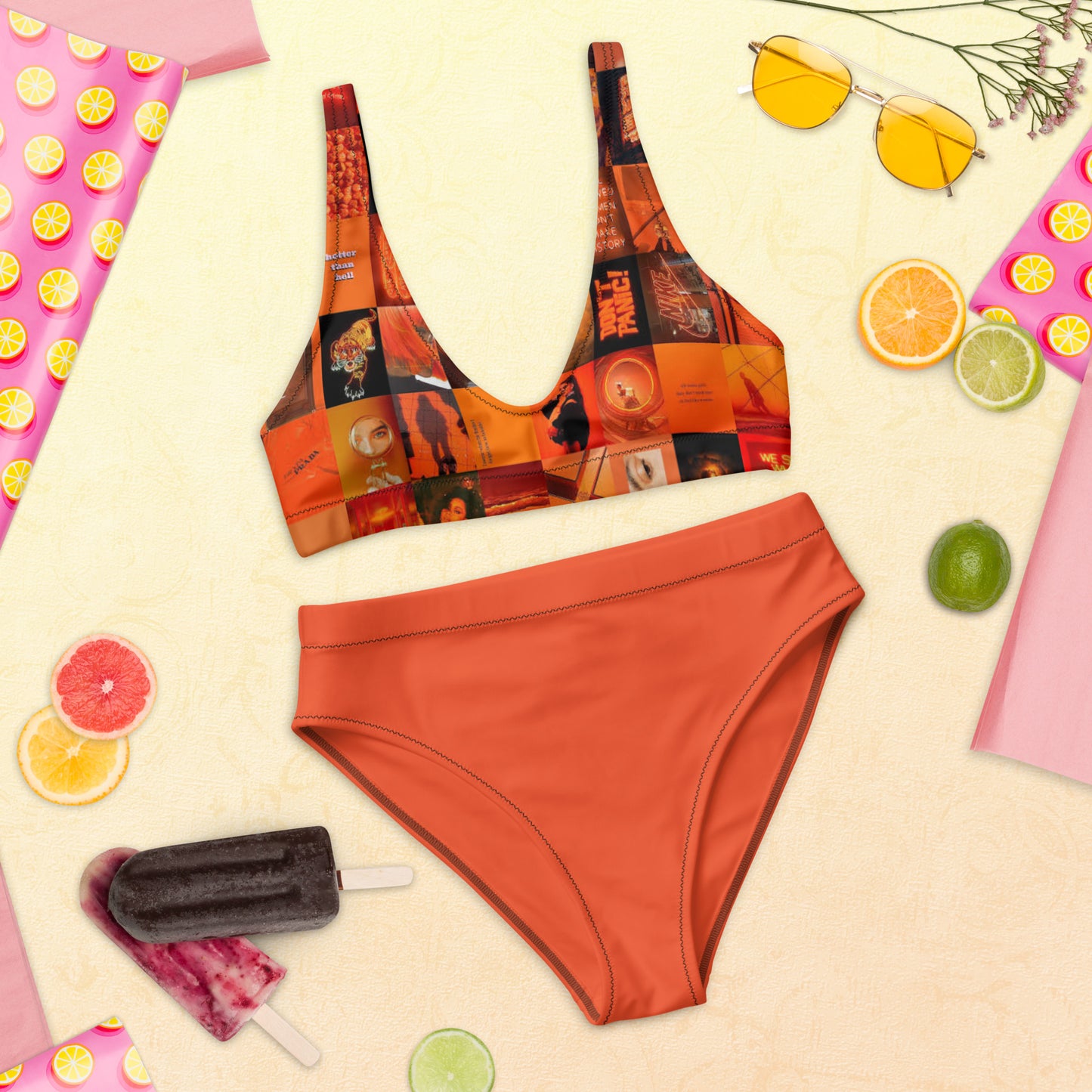 SUPA Recycled high-waisted bikini
