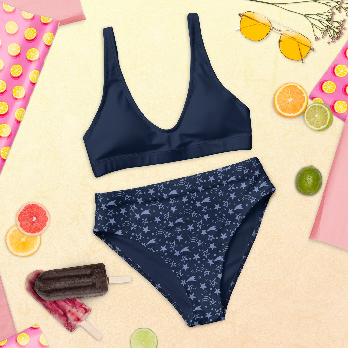 SUPA Recycled high-waisted bikini