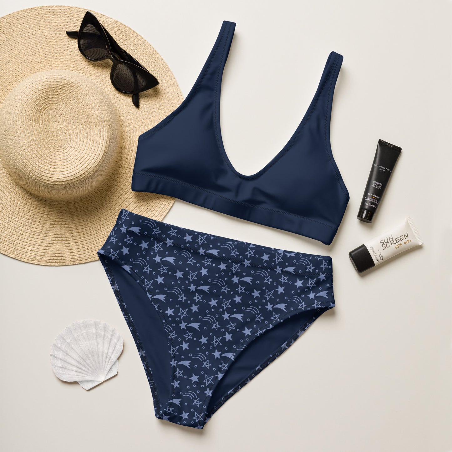 SUPA Recycled high-waisted bikini
