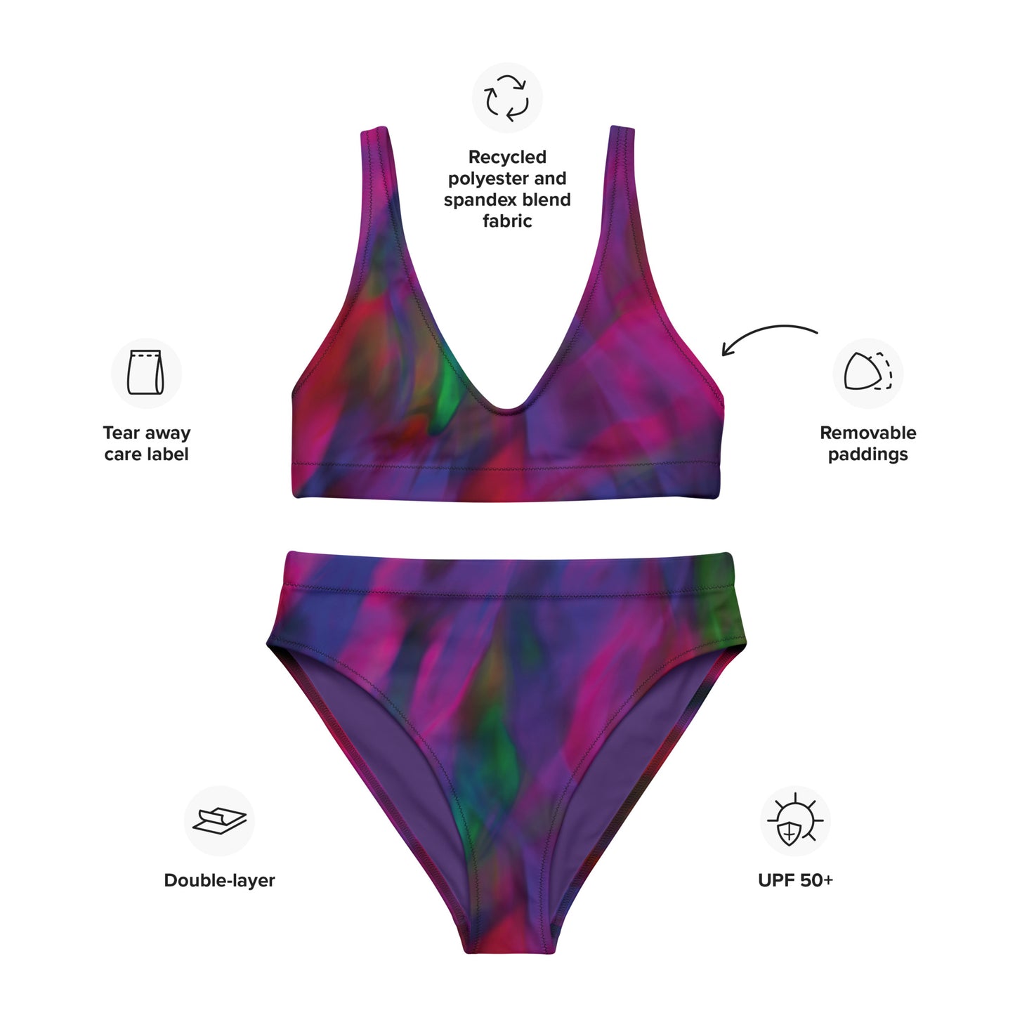 SUPA Recycled high-waisted bikini
