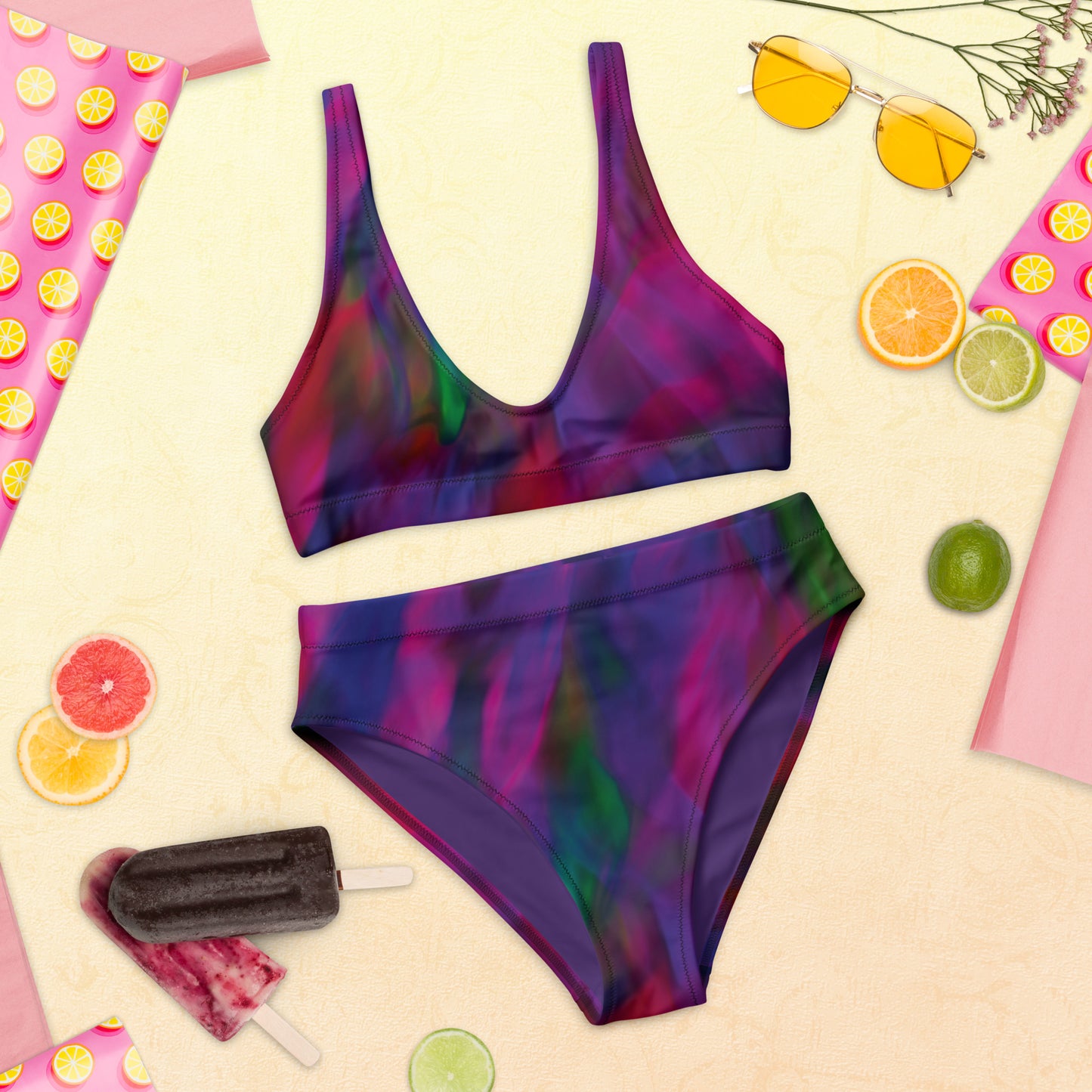 SUPA Recycled high-waisted bikini