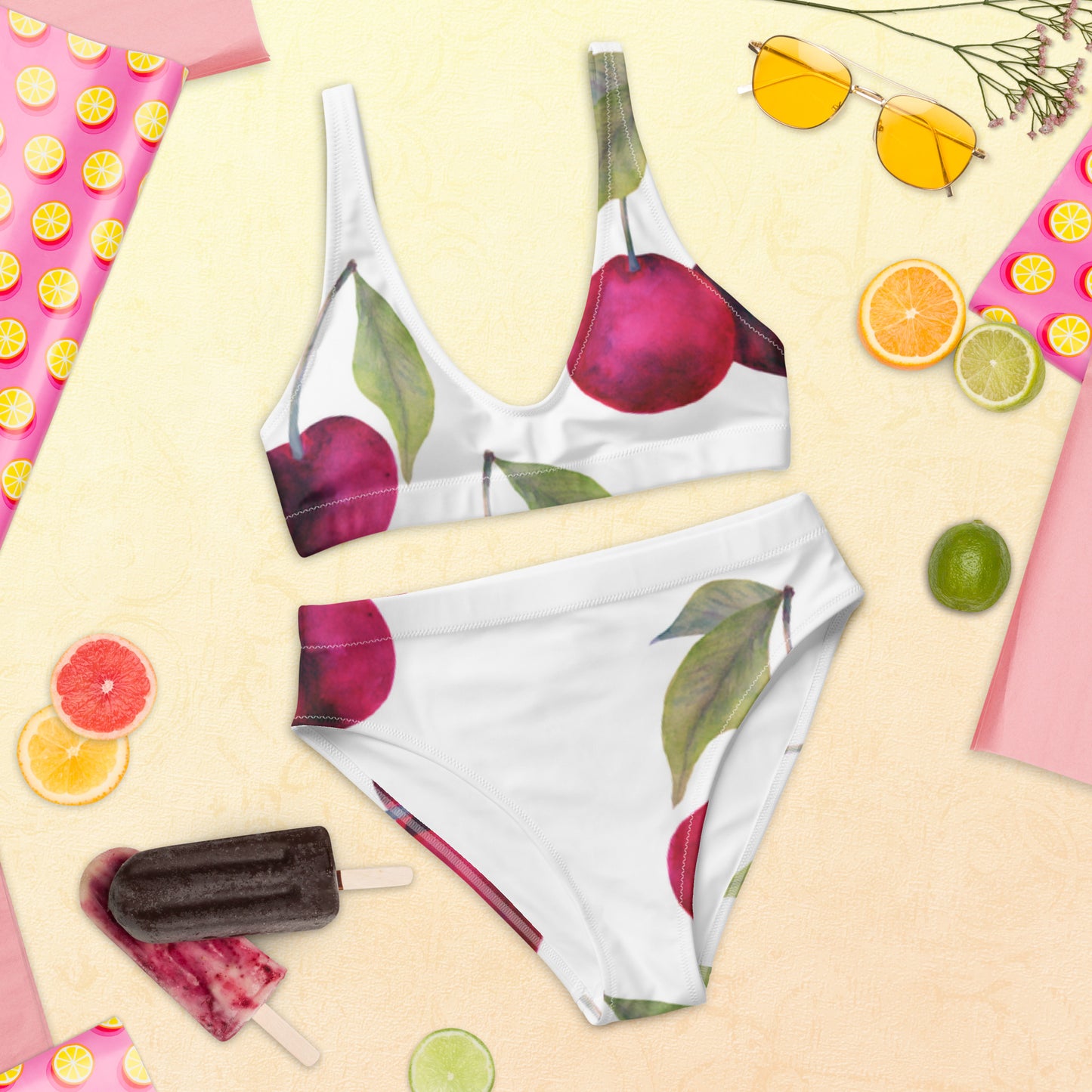 SUPA Recycled high-waisted bikini