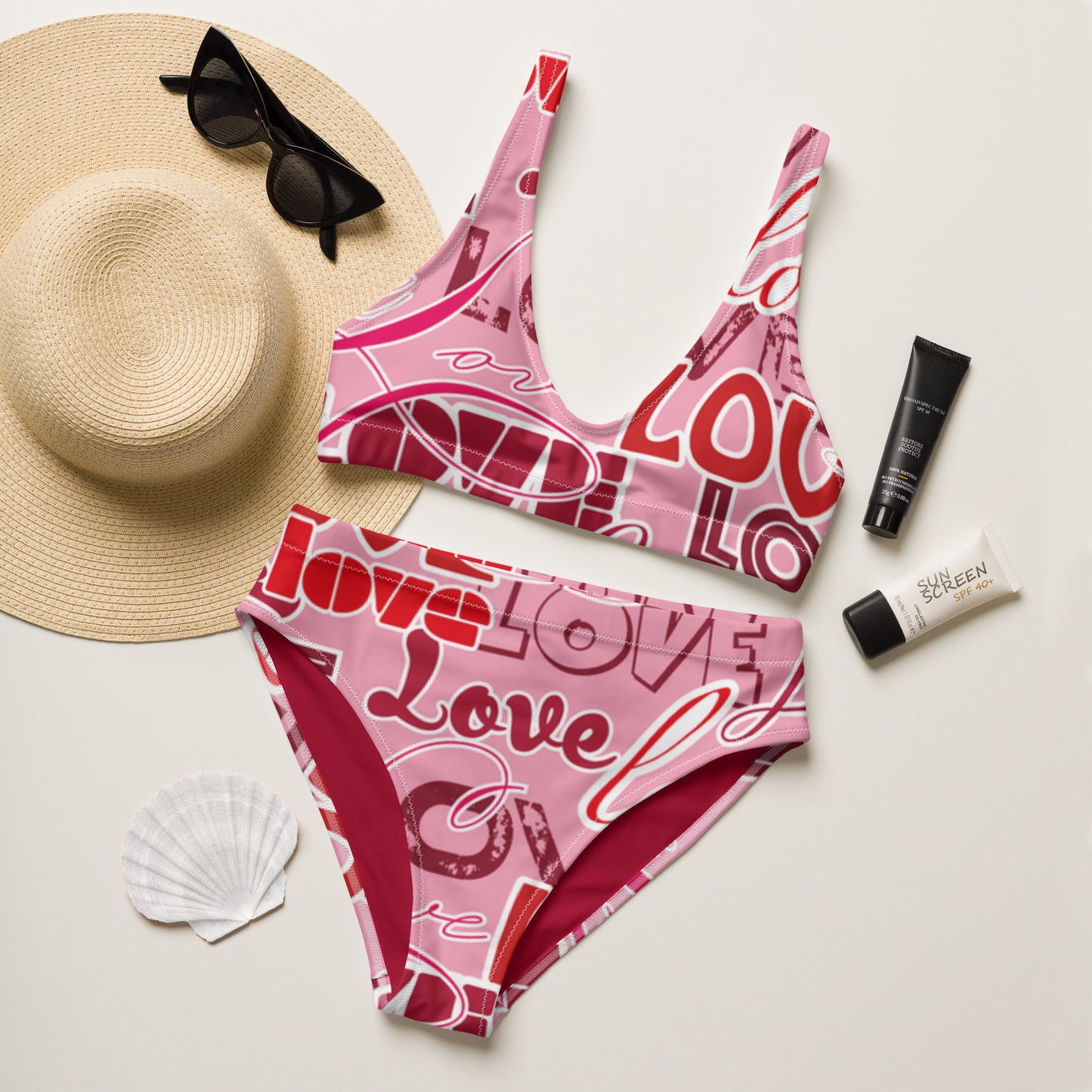 SUPA Recycled high-waisted bikini
