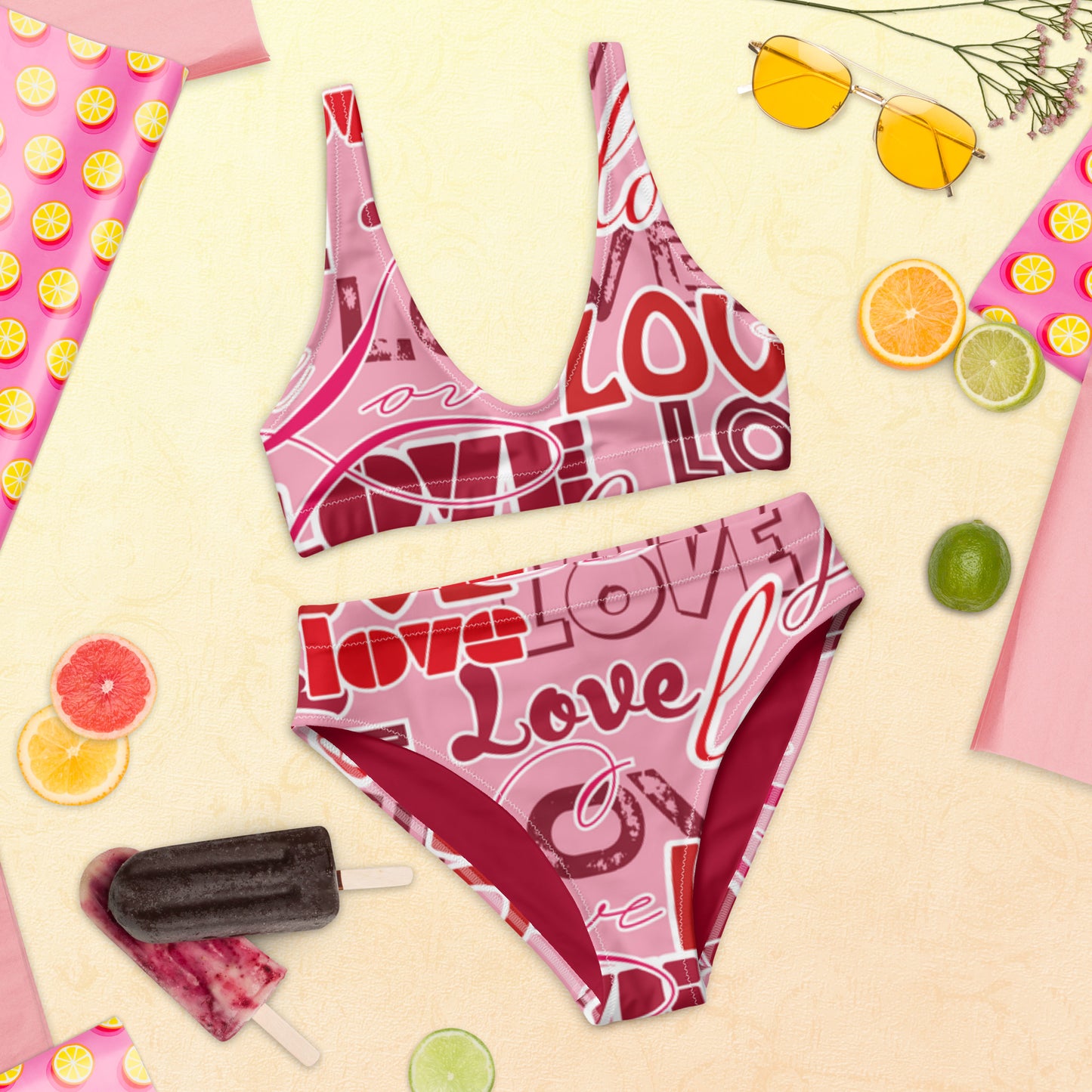 SUPA Recycled high-waisted bikini