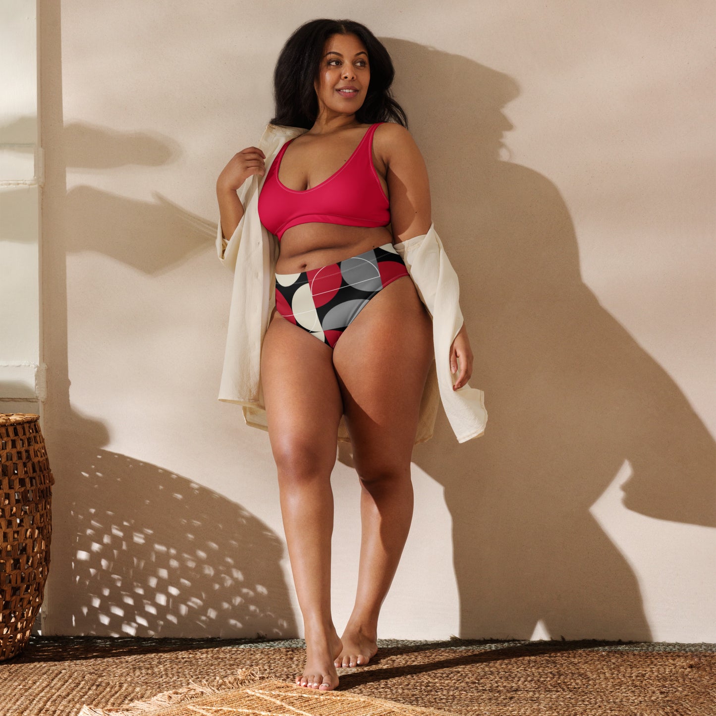 SUPA Recycled high-waisted bikini