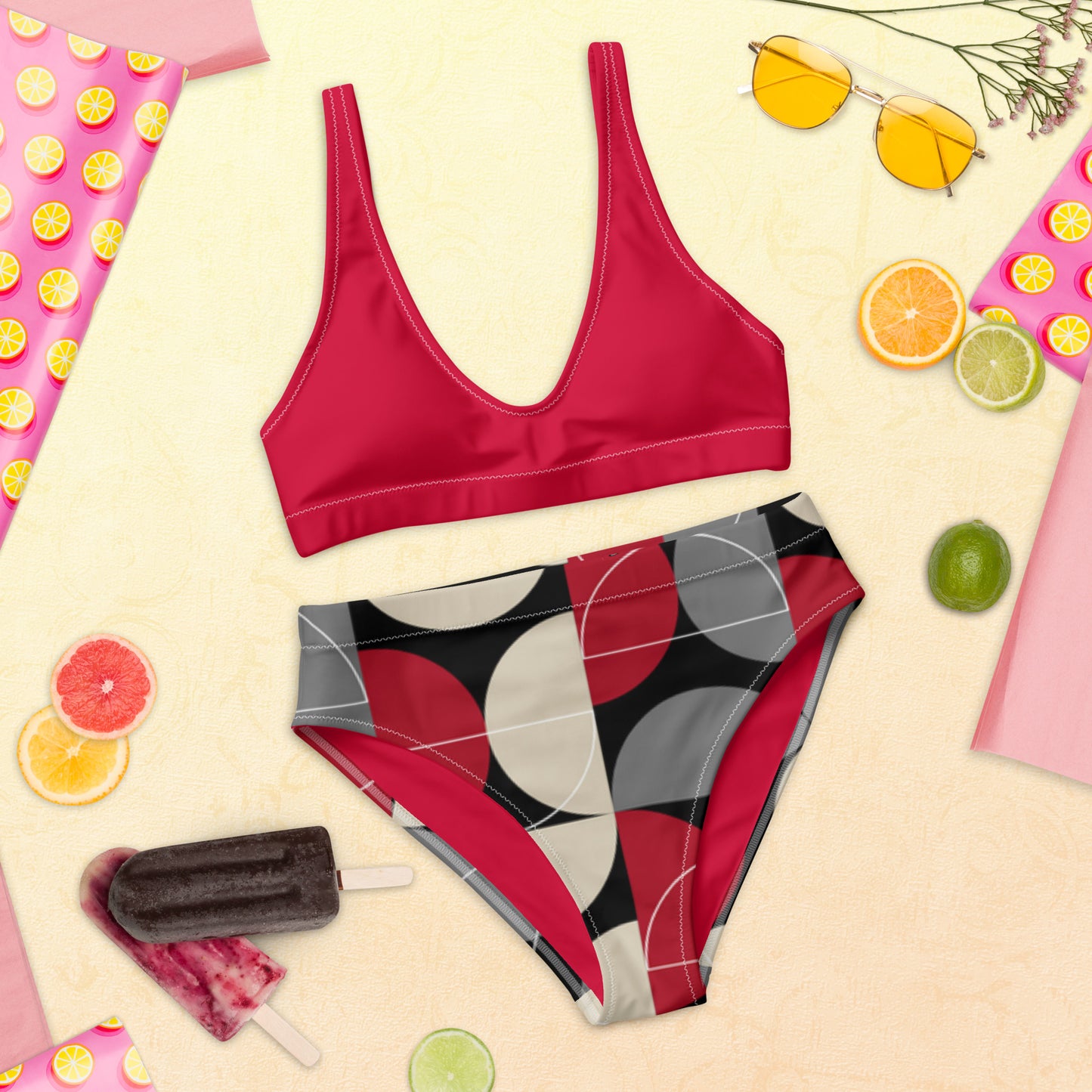 SUPA Recycled high-waisted bikini