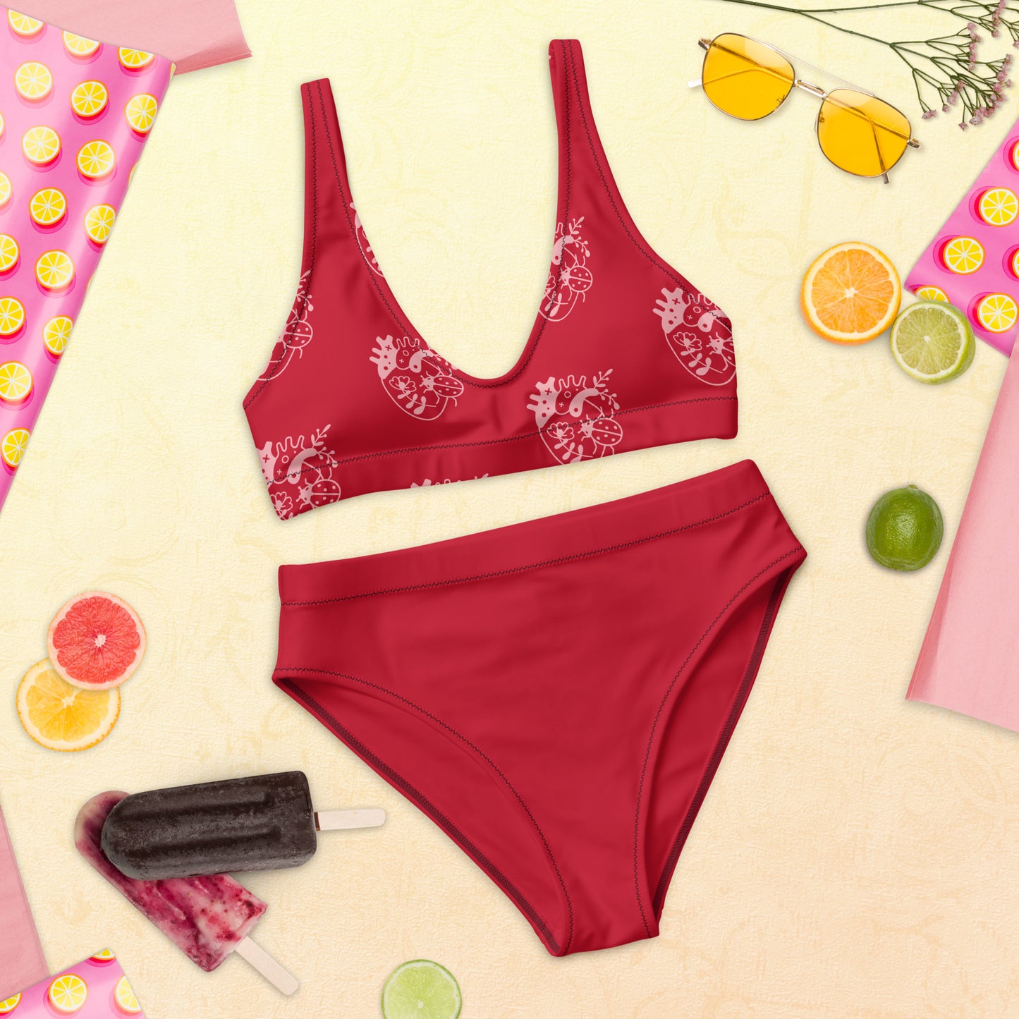 SUPA Recycled high-waisted bikini