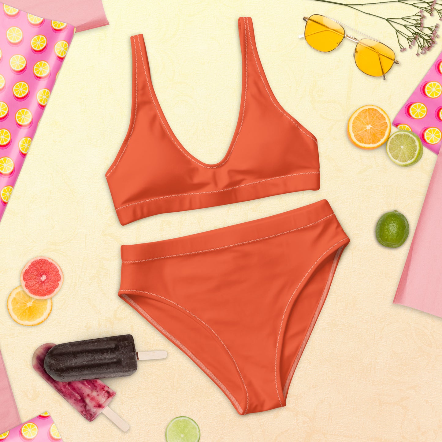 SUPA Recycled high-waisted bikini