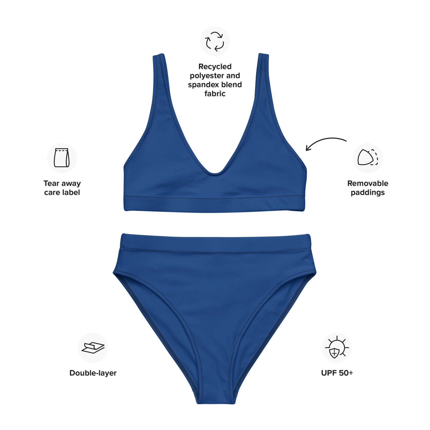 SUPA Recycled high-waisted bikini