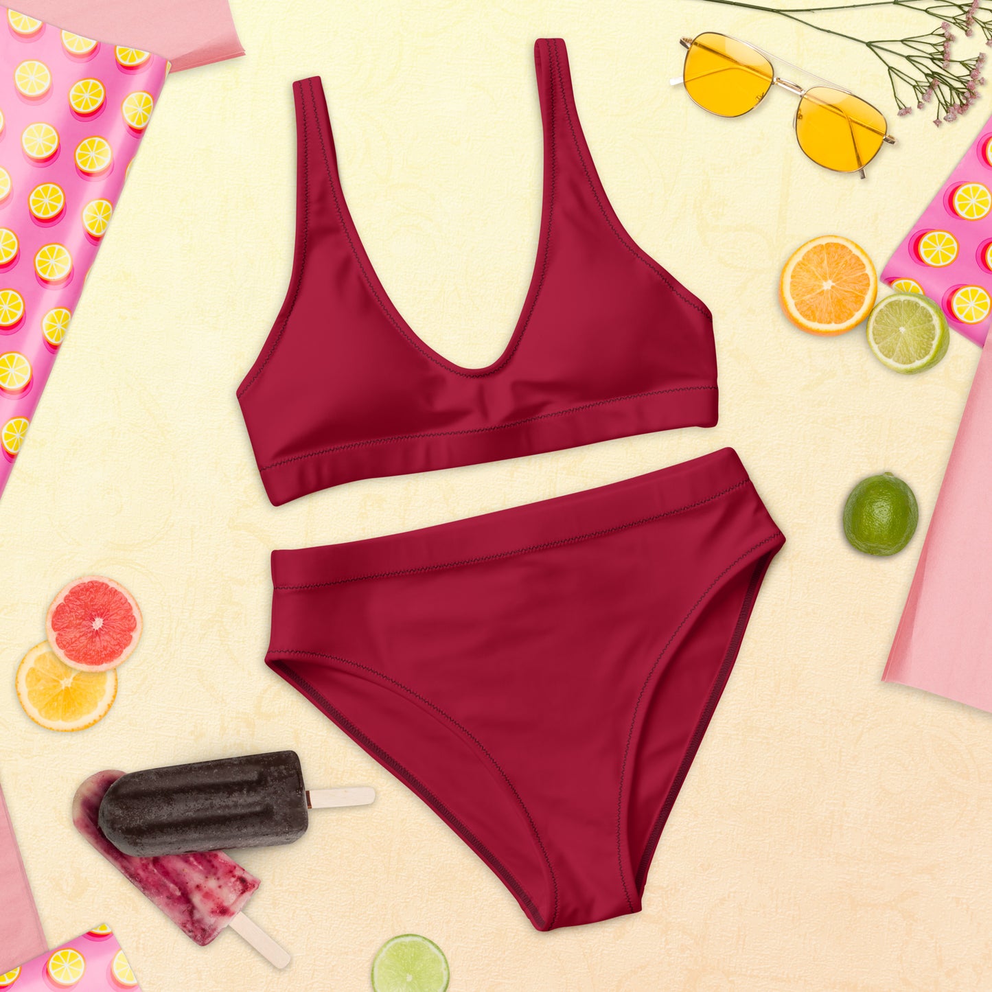 SUPA Recycled high-waisted bikini