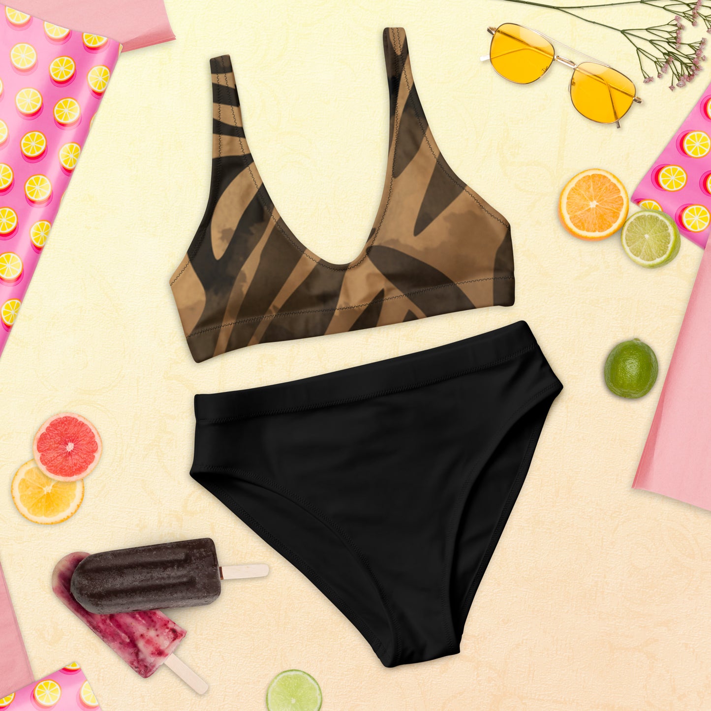 SUPA Recycled high-waisted bikini