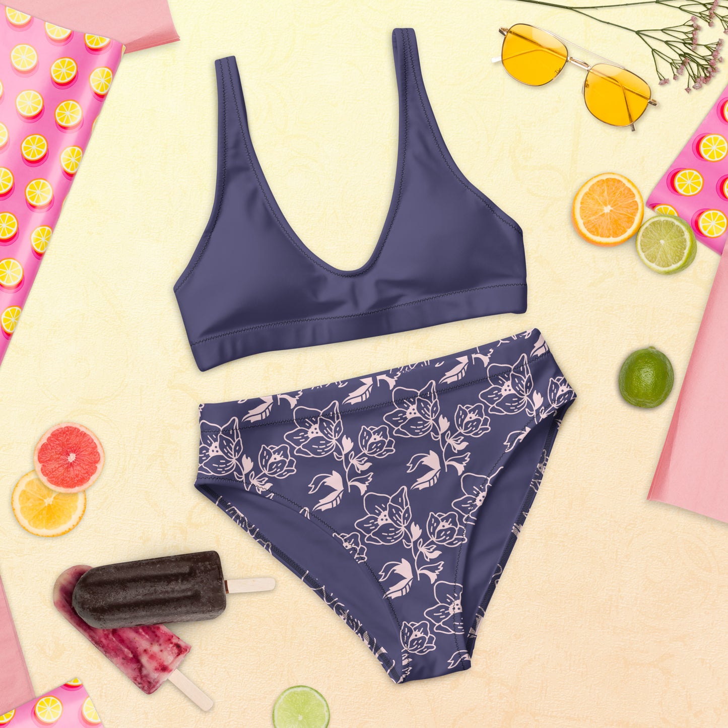 SUPA Recycled high-waisted bikini