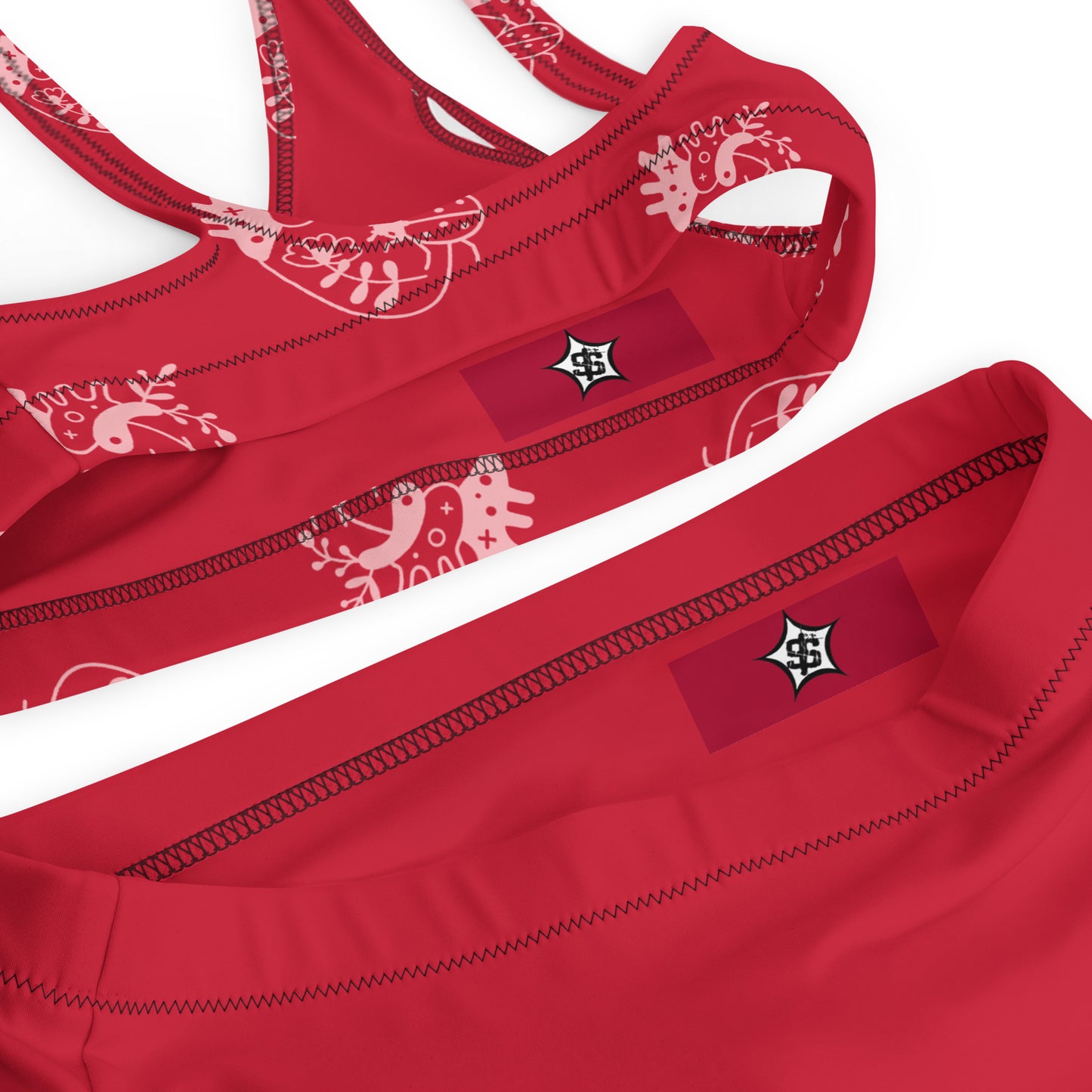 SUPA Recycled high-waisted bikini