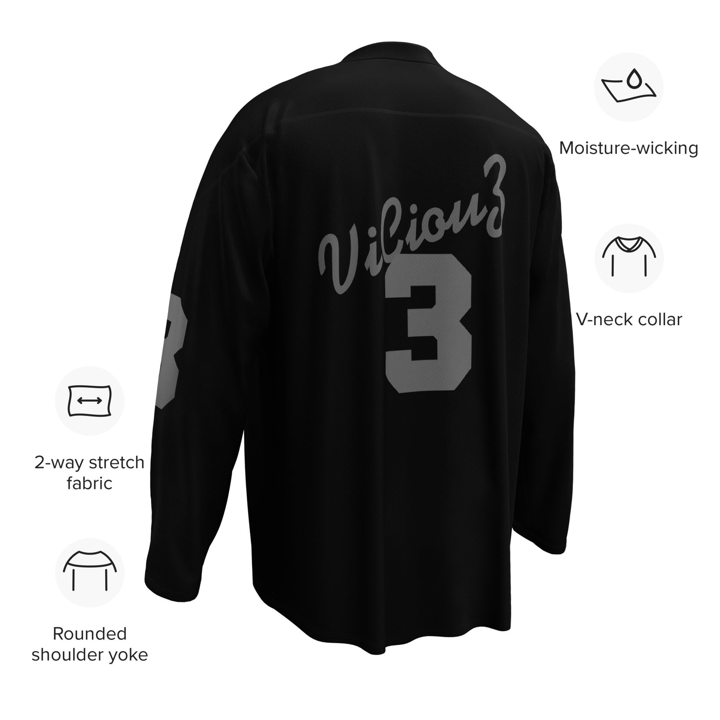 SUPA Recycled hockey fan jersey