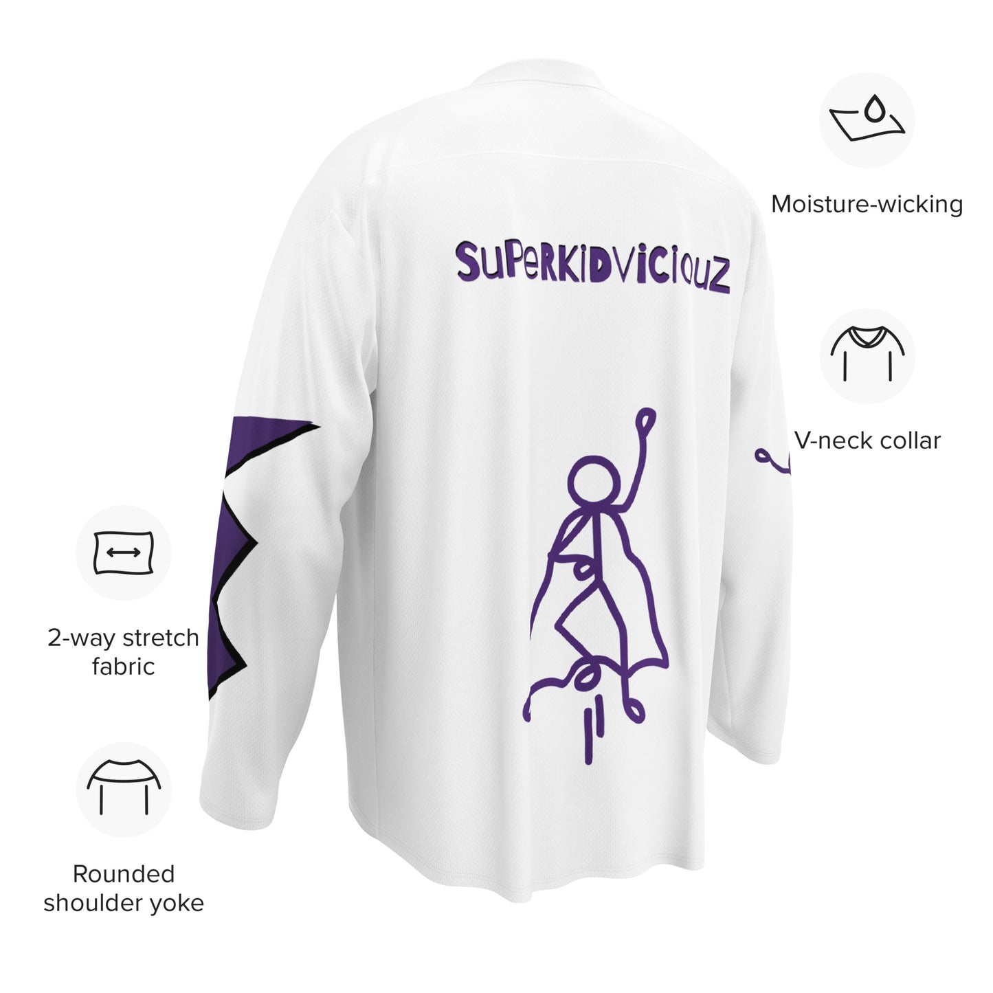 supa Recycled hockey fan jersey