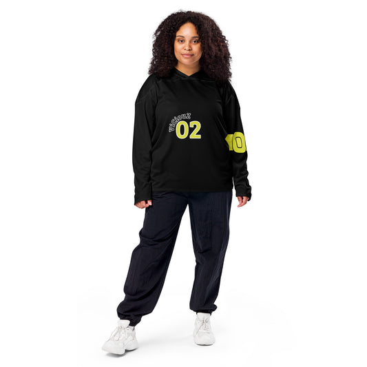 supa golden 2 Recycled hockey fan jersey