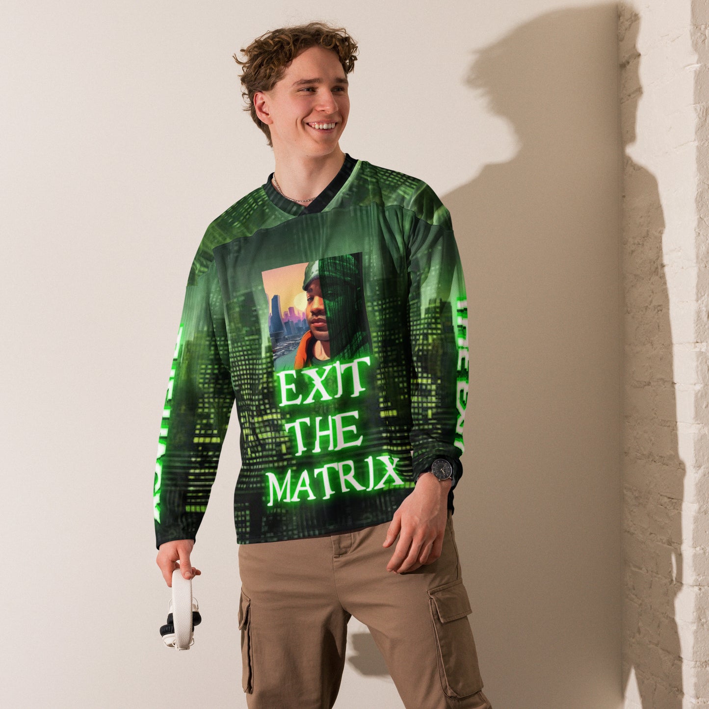 SUPA MATRIX Recycled hockey fan jersey