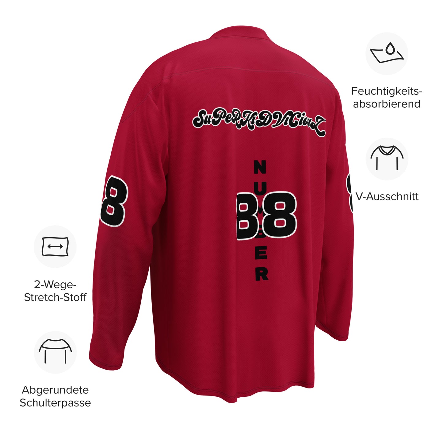 SUPA Recycled hockey fan jersey