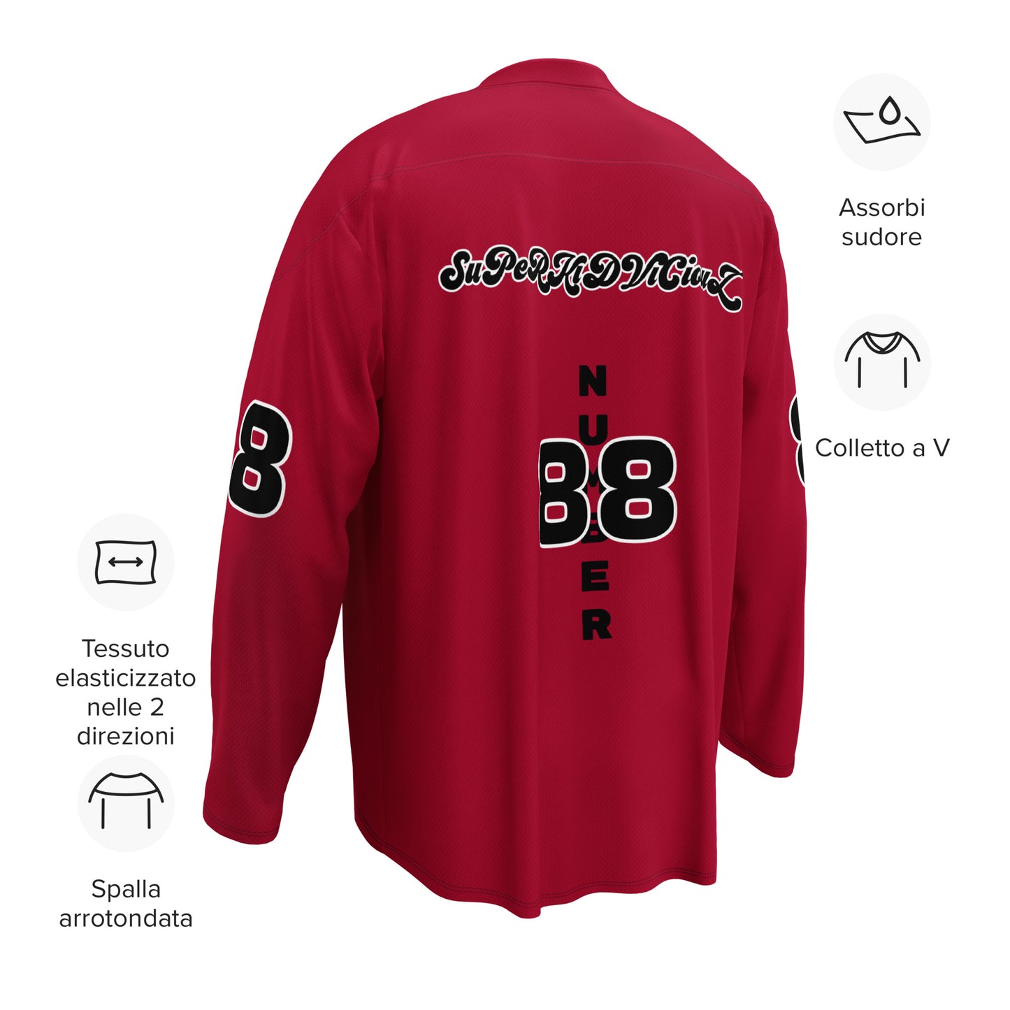SUPA Recycled hockey fan jersey