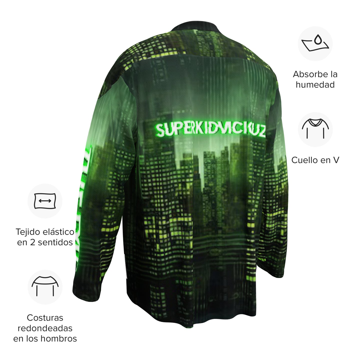 SUPA MATRIX Recycled hockey fan jersey