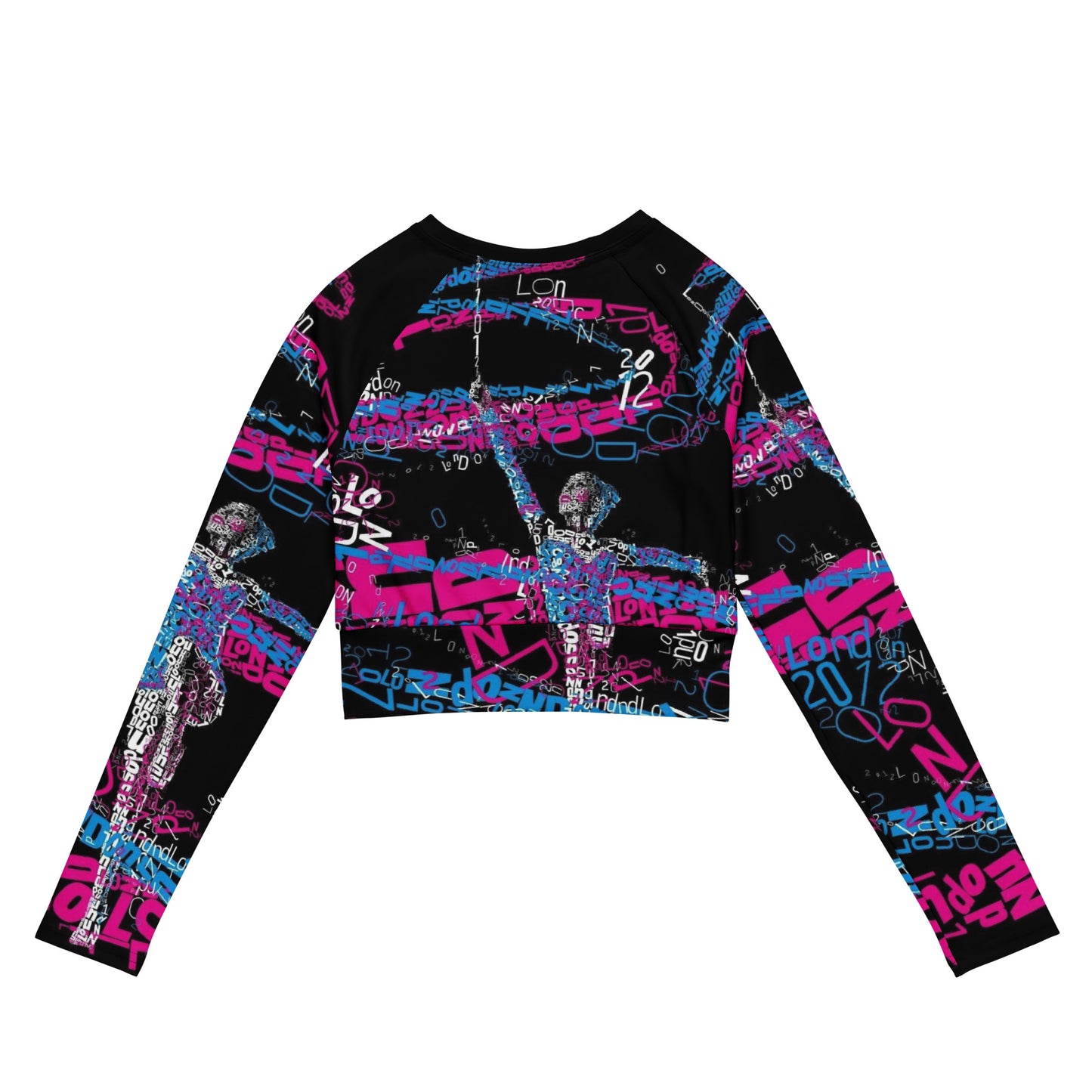 SUPA gymnastics Recycled long-sleeve crop top