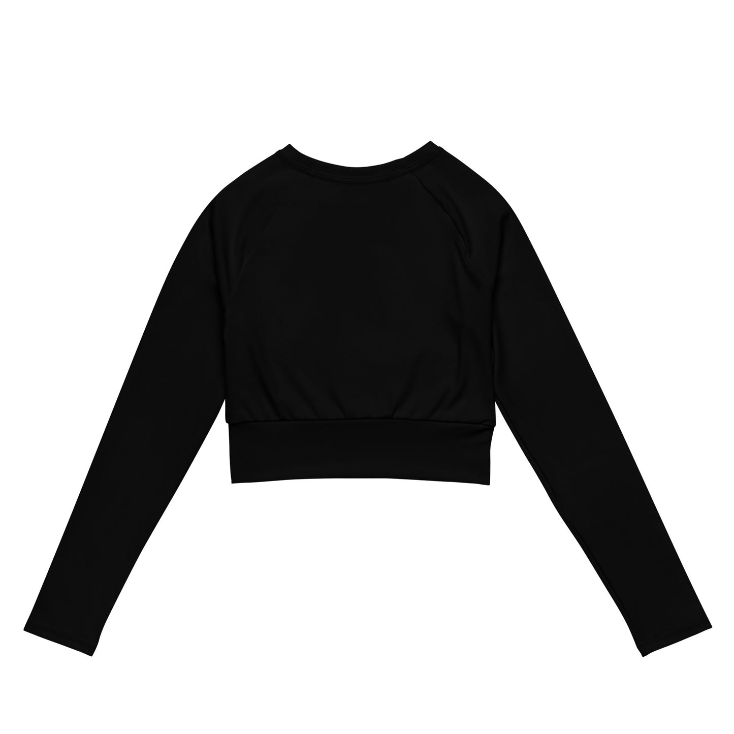 Voyea  Recycled long-sleeve crop top