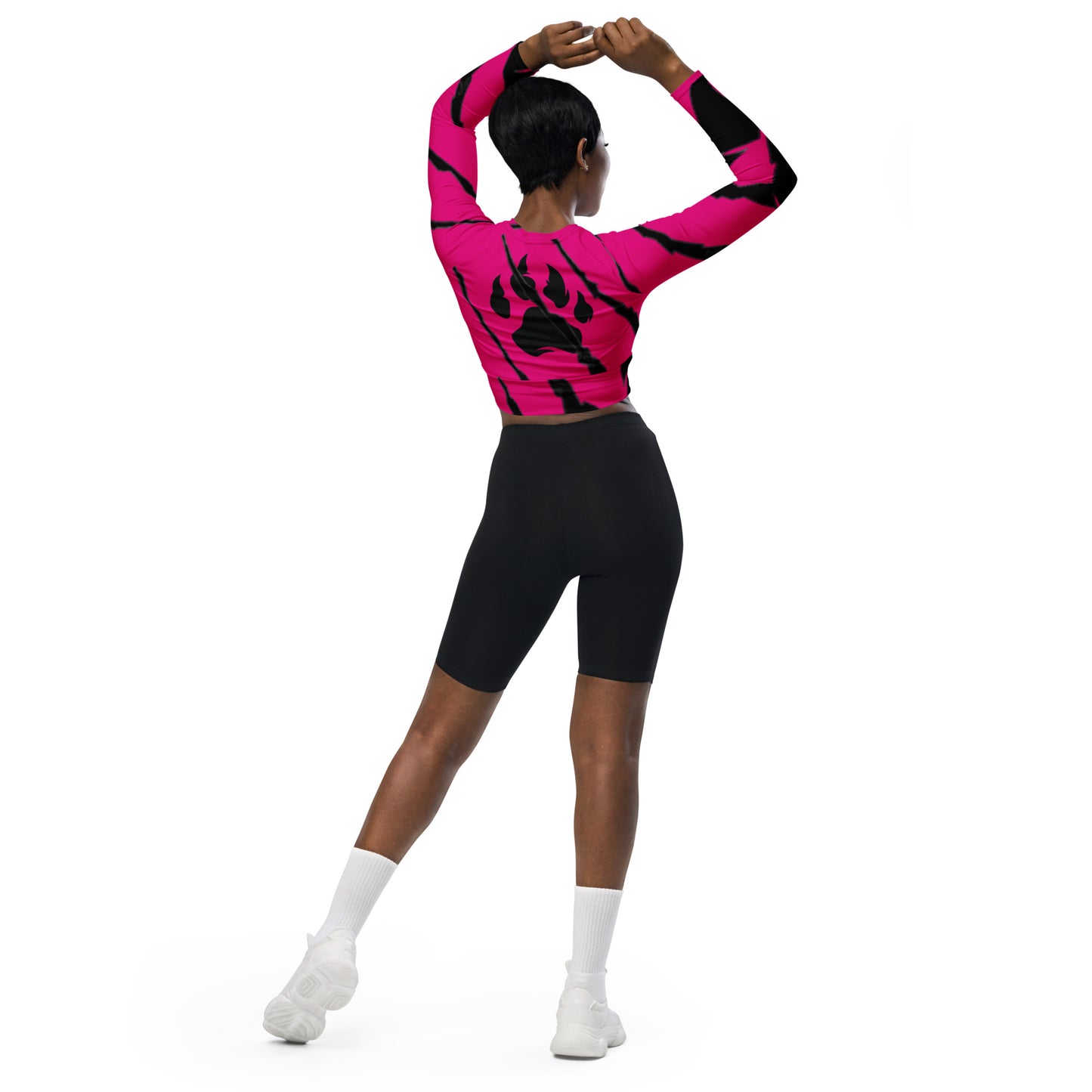 supa Recycled long-sleeve crop top