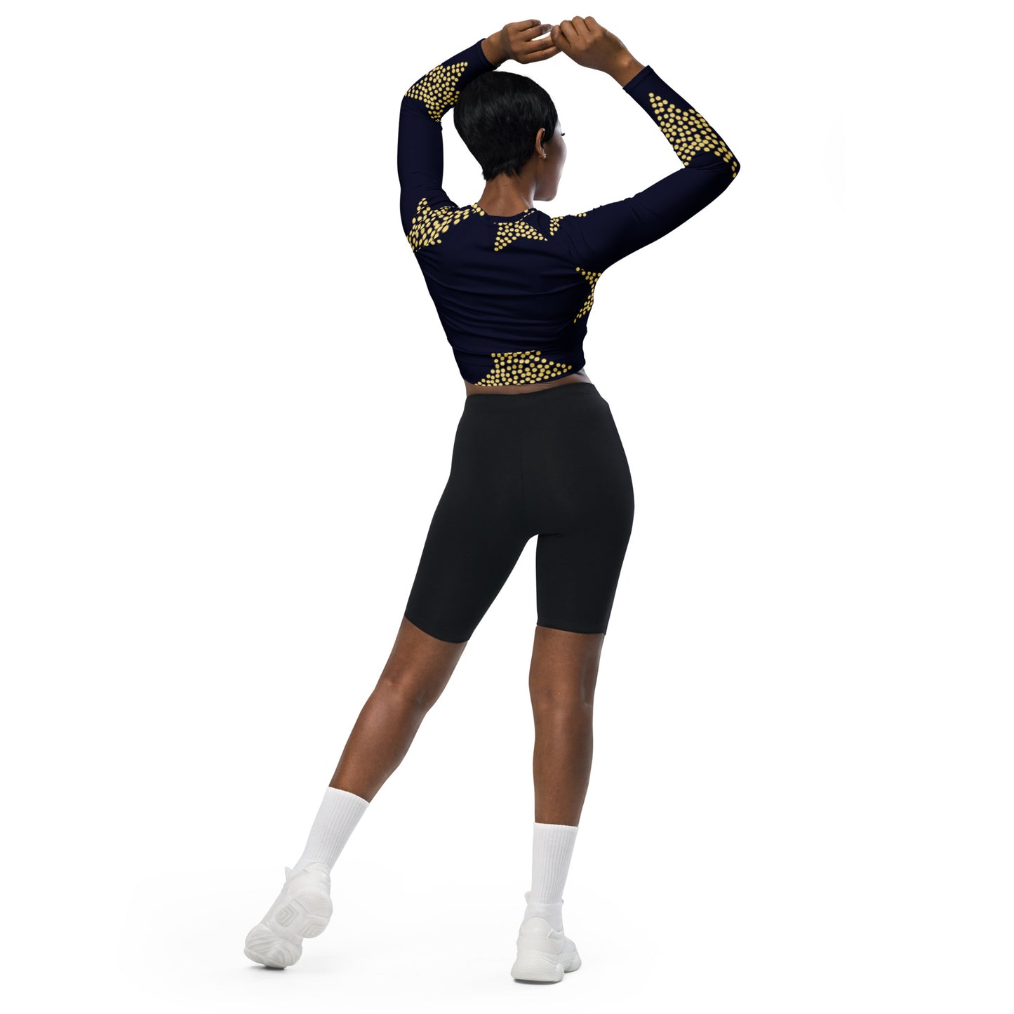 supa Recycled long-sleeve crop top